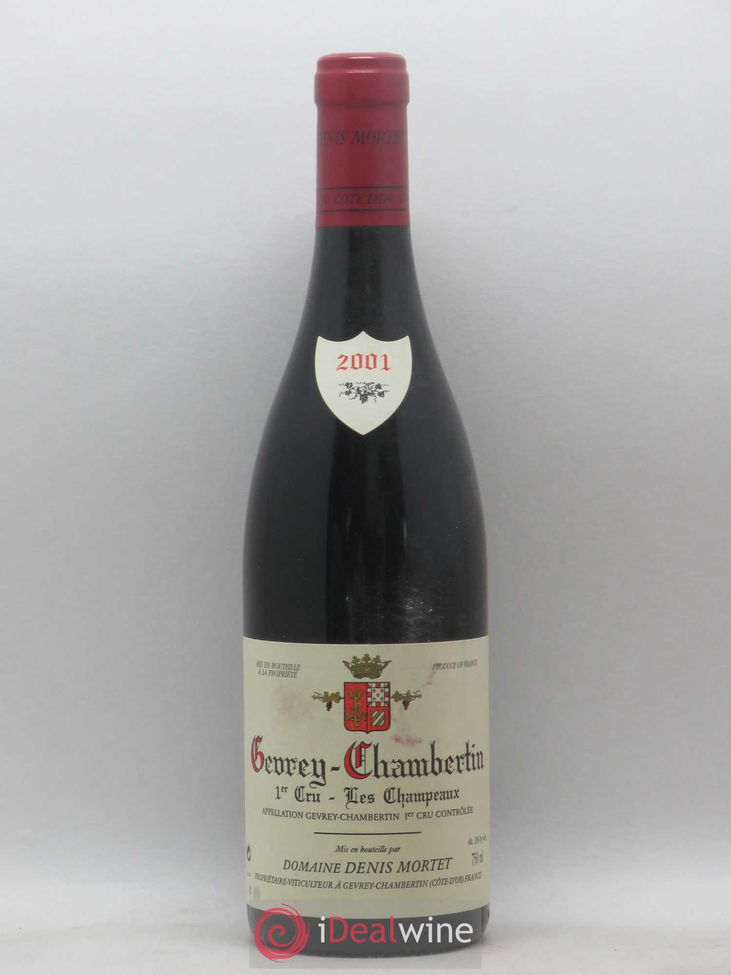 Gevrey-Chambertin 1er Cru Les Champeaux Denis Mortet (Domaine) 2001 - Lot de 1 bouteille - 0
