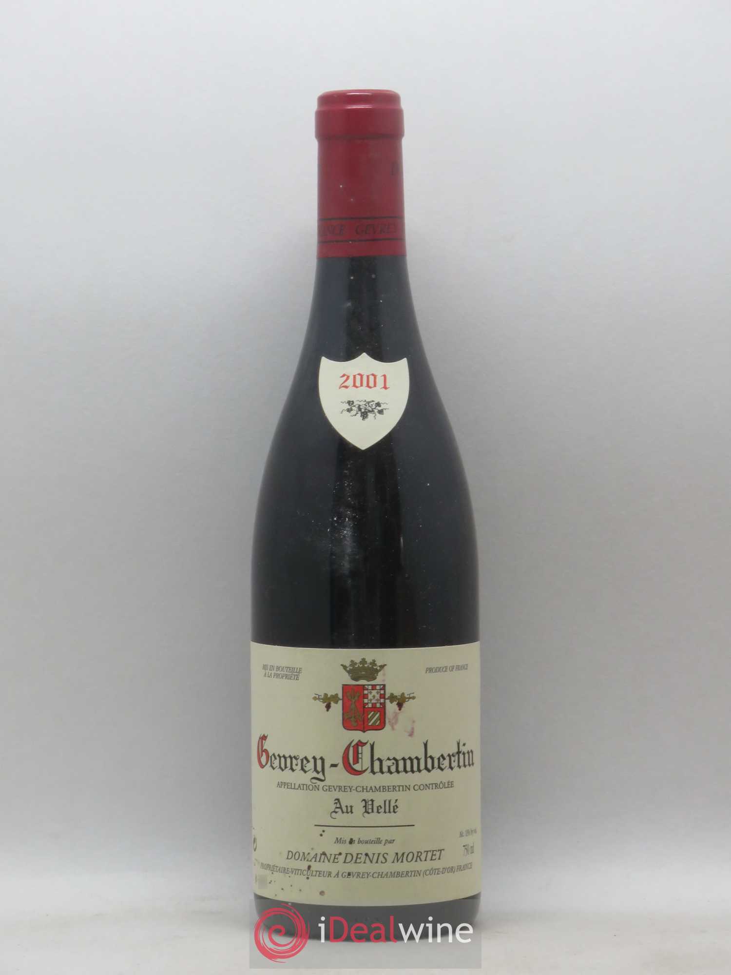 Gevrey-Chambertin Au Vellé Denis Mortet (Domaine) 2001 - Lot de 1 bouteille - 0