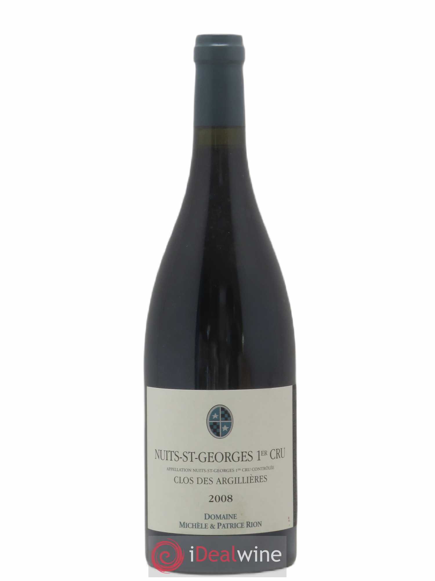 Nuits-Saint-Georges 1er Cru Clos des Argilières Domaine Patrice Rion 2008 - Posten von 1 Flasche - 0