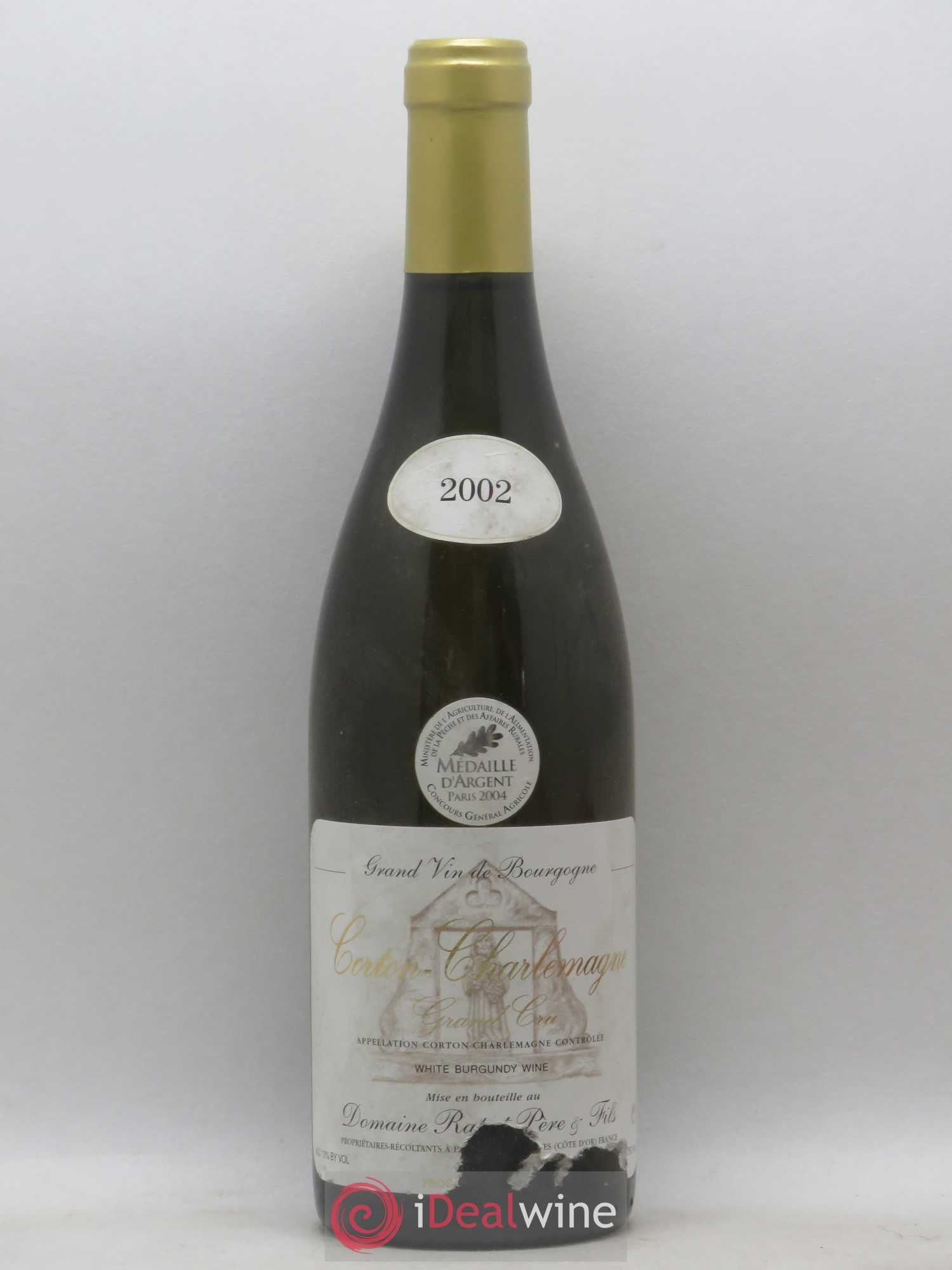 Corton-Charlemagne Grand Cru Rapet Père & Fils 2002 - Lot de 1 bouteille - 0