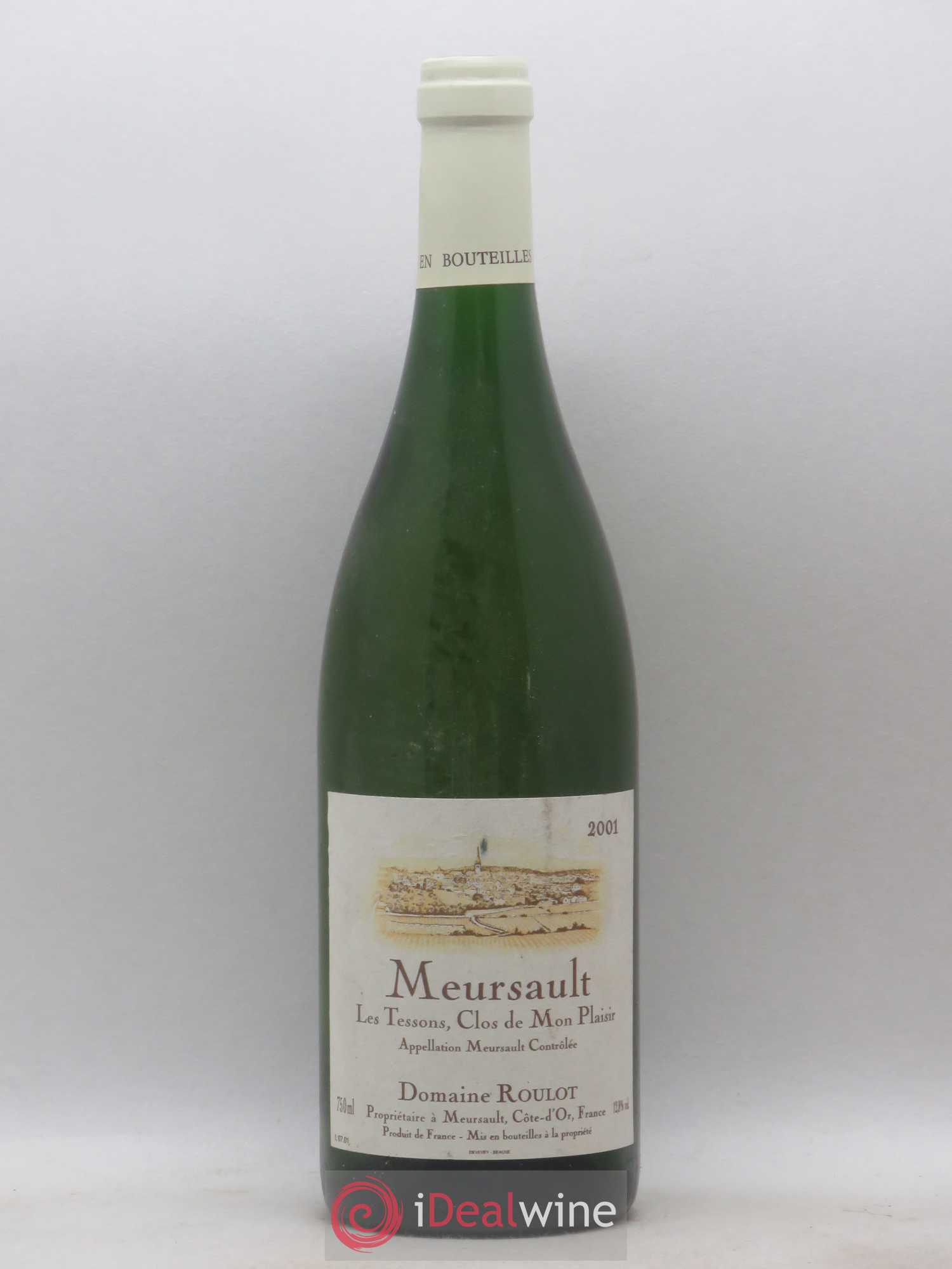Meursault Les Tessons Clos de Mon plaisir Roulot (Domaine) 2001 - Lot de 1 bouteille - 0