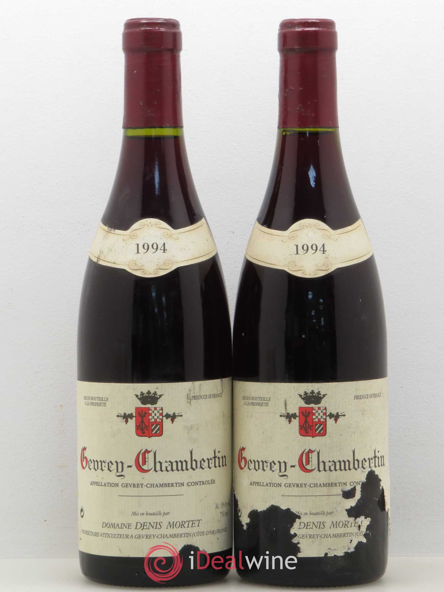 Gevrey-Chambertin Denis Mortet (Domaine) 1994 - Lot de 2 bouteilles - 0