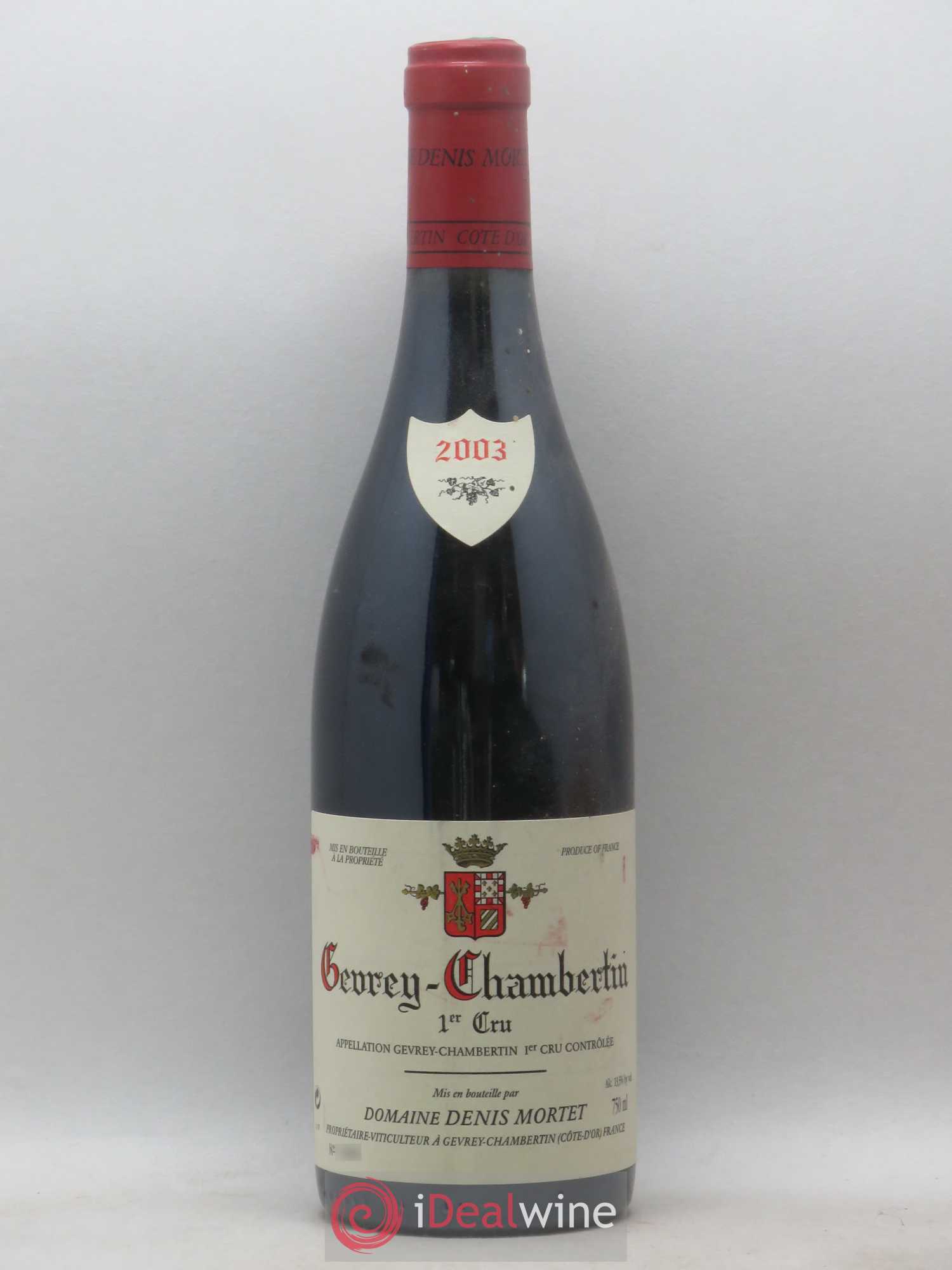 Gevrey-Chambertin 1er Cru Denis Mortet (Domaine) 2003 - Lot de 1 bouteille - 0