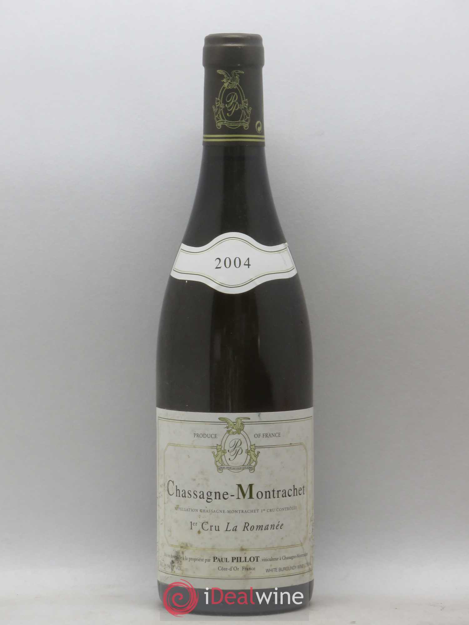 Chassagne-Montrachet 1er Cru Domaine Paul Pillot 2004 - Posten von 1 Flasche - 0