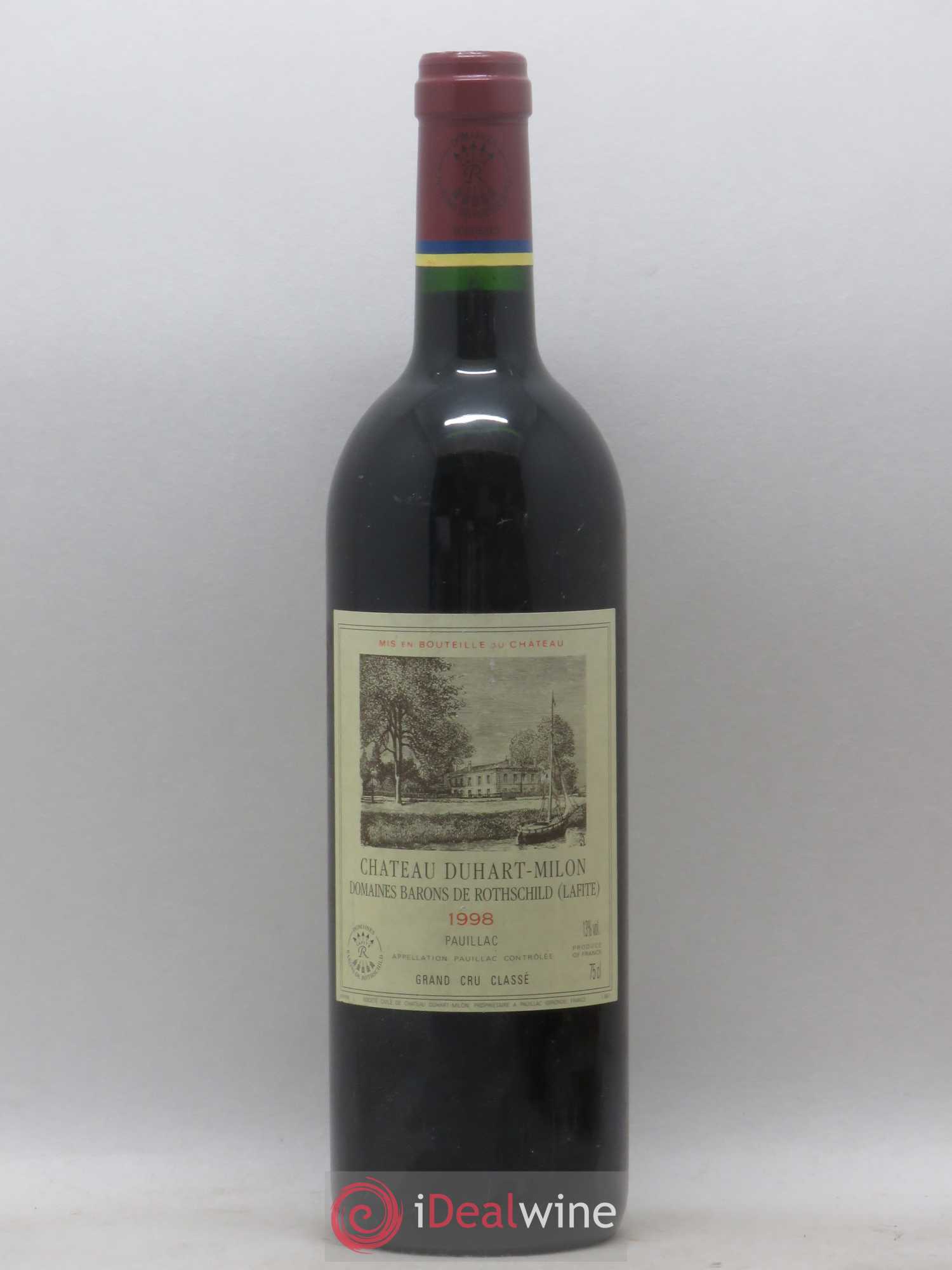 Château Duhart-Milon 4ème Grand Cru Classé 1998 - Lot de 1 bouteille - 0