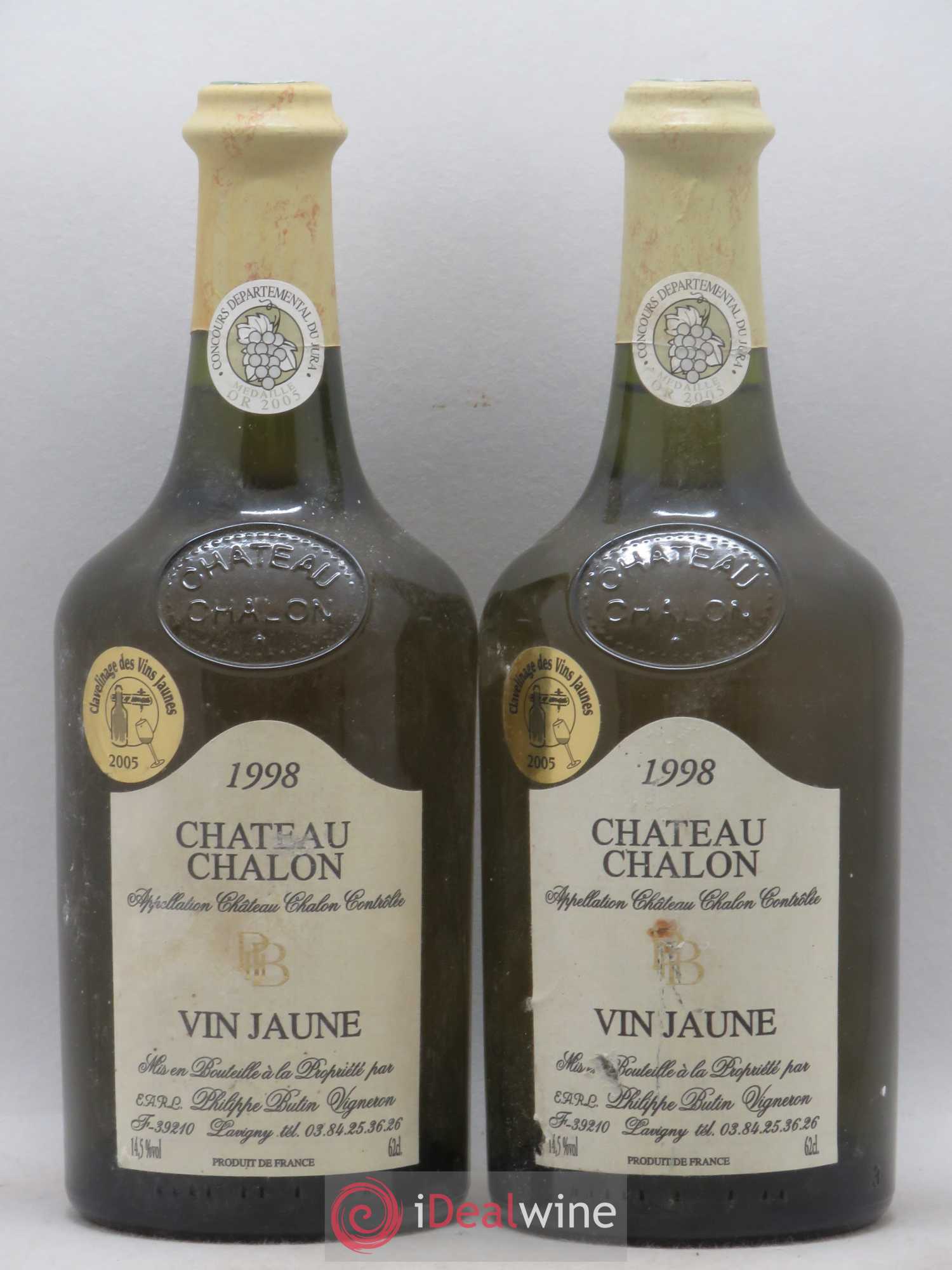 Château-Chalon Philippe Butin 1998 - Lot de 2 bouteilles - 0