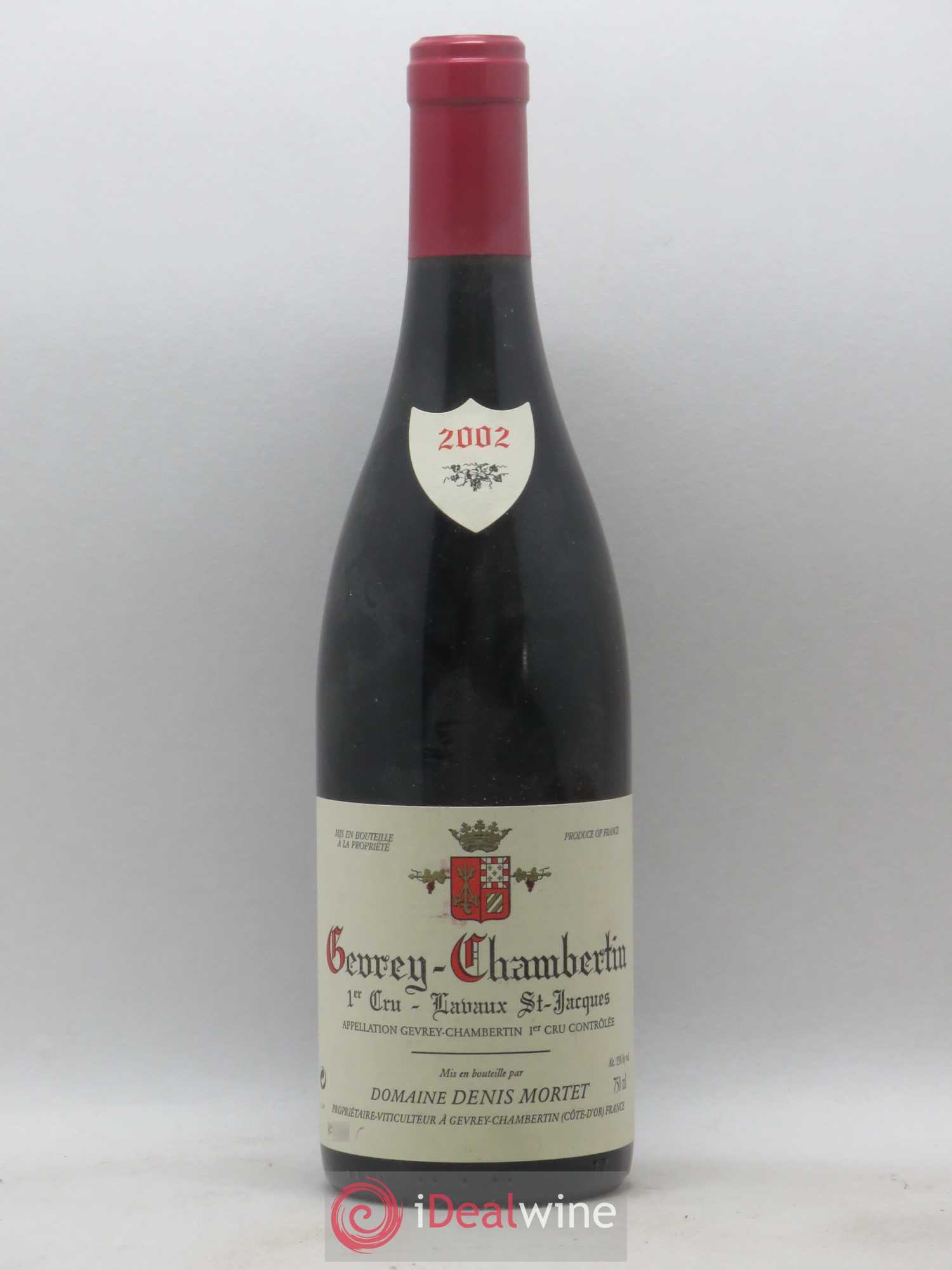 Gevrey-Chambertin 1er Cru Lavaux Saint Jacques Denis Mortet (Domaine) 2002 - Lot de 1 bouteille - 0