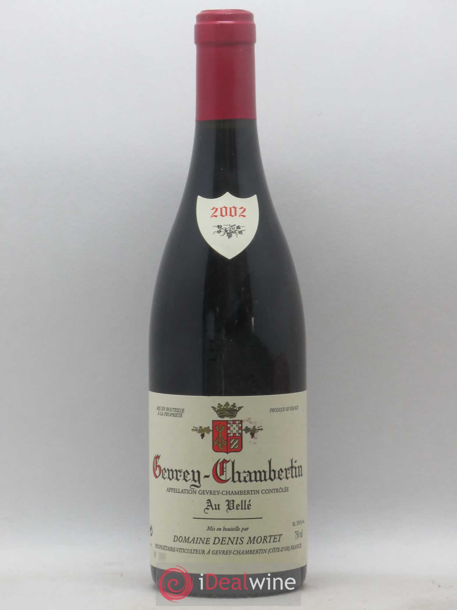 Gevrey-Chambertin Au Vellé Denis Mortet (Domaine) 2002 - Lot de 1 bouteille - 0