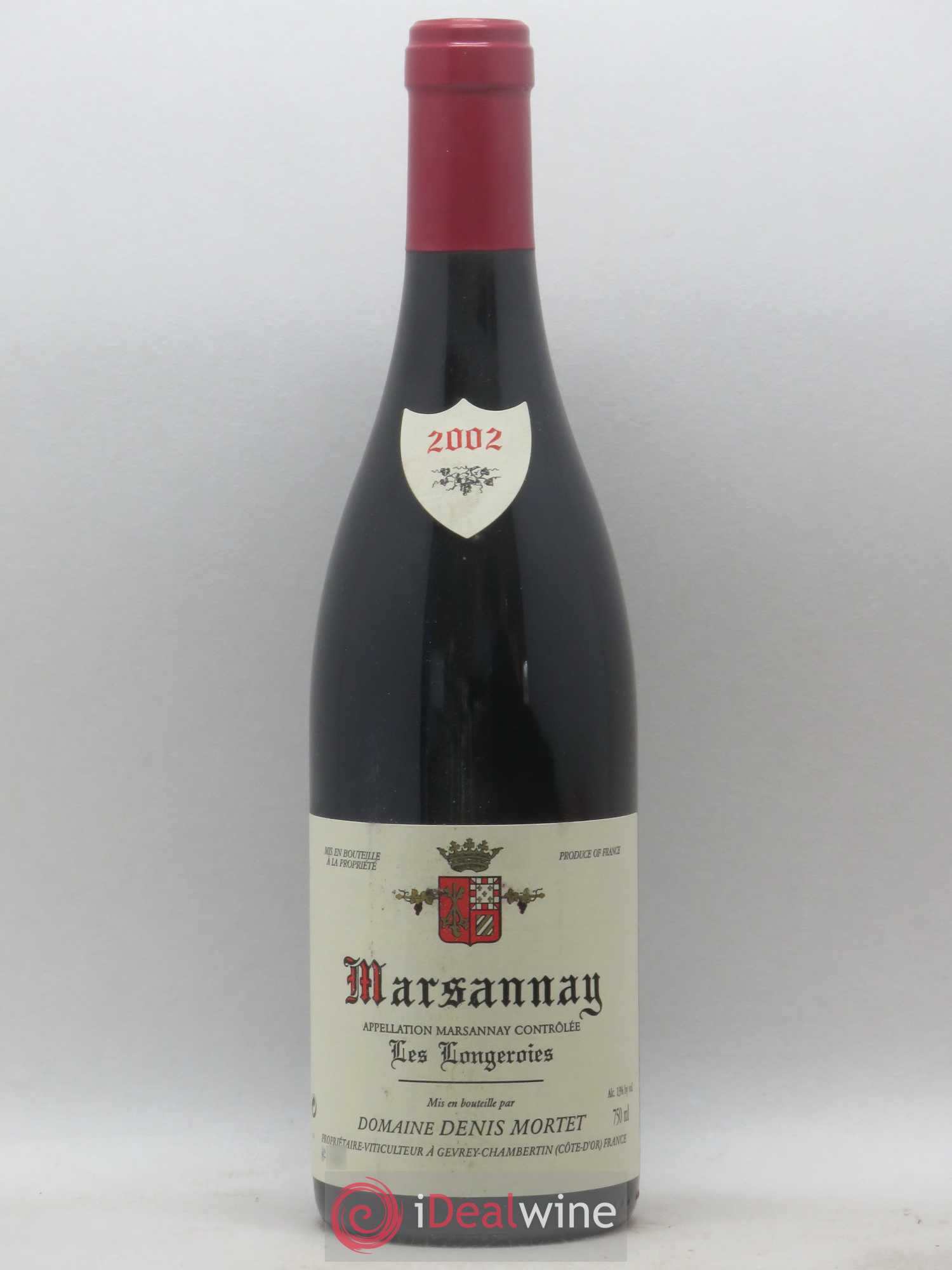 Marsannay Les Longeroies Denis Mortet (Domaine) 2002 - Lot de 1 bouteille - 0