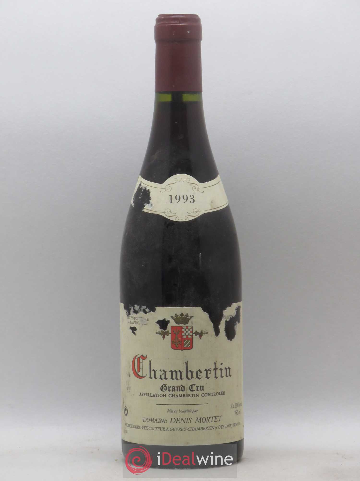 Chambertin Grand Cru Denis Mortet (Domaine) 1993 - Lot de 1 bouteille - 0