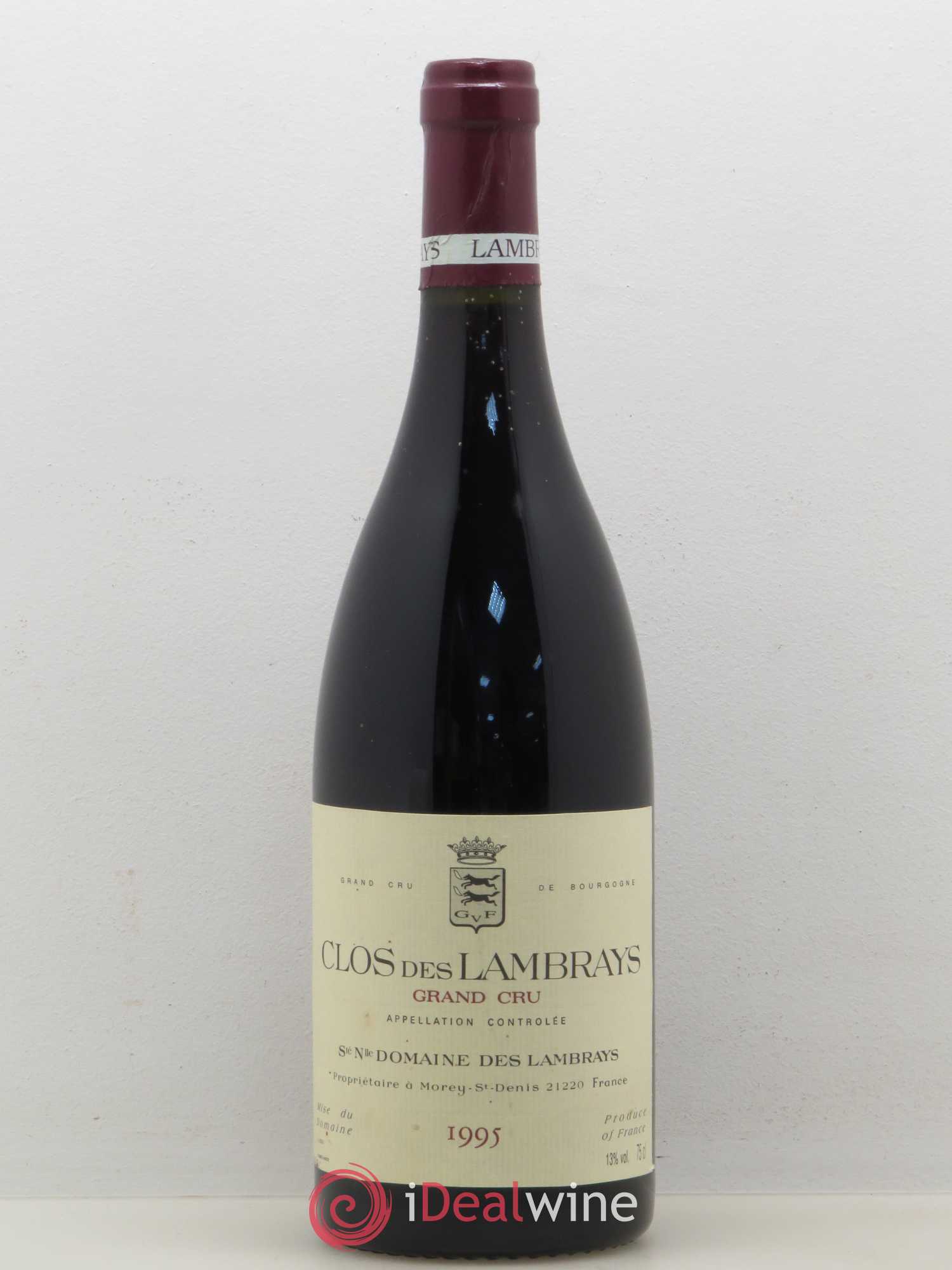 Clos des Lambrays Grand Cru Domaine des Lambrays 1995 - Lot de 1 bouteille - 0
