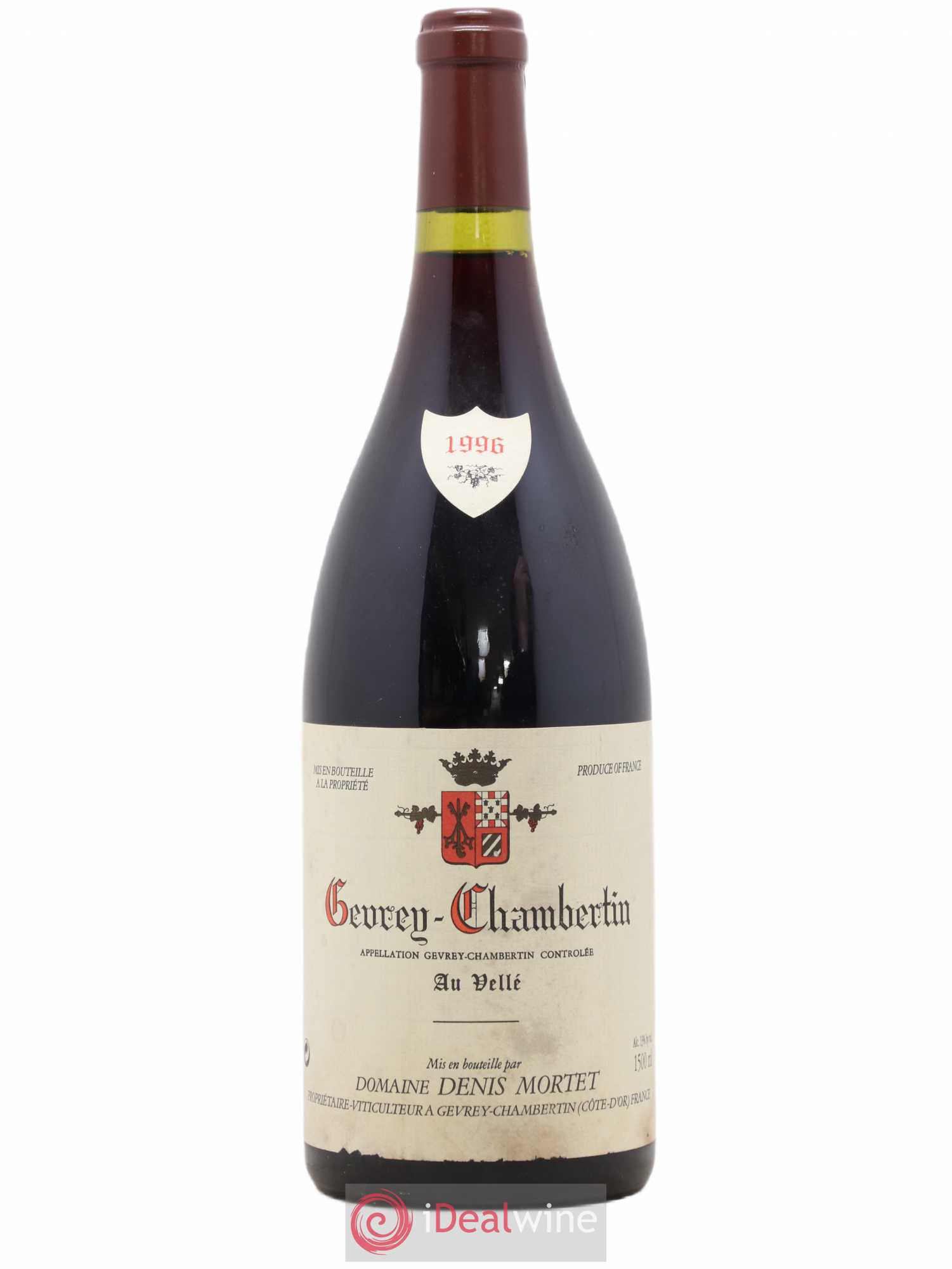 Gevrey-Chambertin Au Vellé Denis Mortet (Domaine) 1996 - Lot de 1 magnum - 0