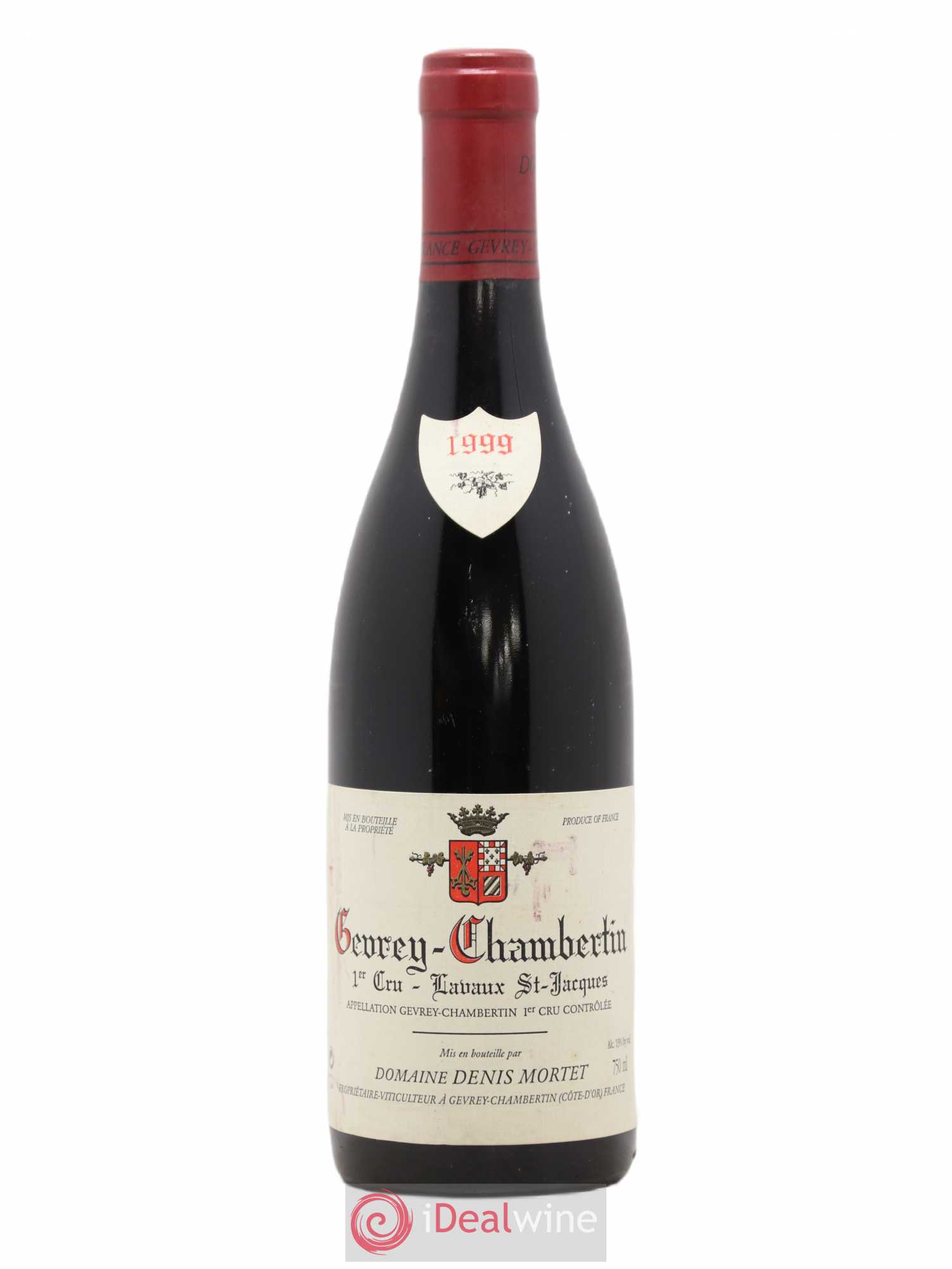 Gevrey-Chambertin 1er Cru Lavaux Saint Jacques Denis Mortet (Domaine) 1999 - Lot de 1 bouteille - 0