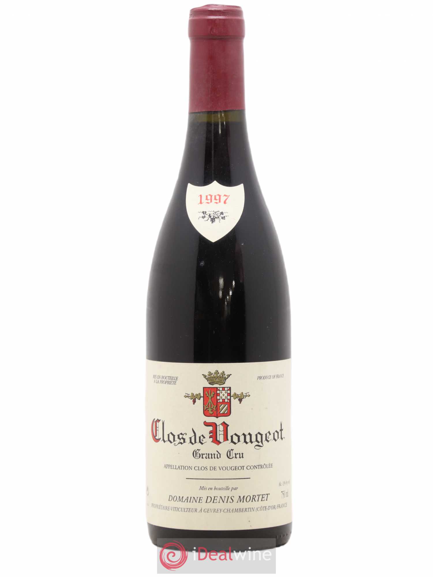 Clos de Vougeot Grand Cru Denis Mortet (Domaine) 1997 - Lot de 1 bouteille - 0