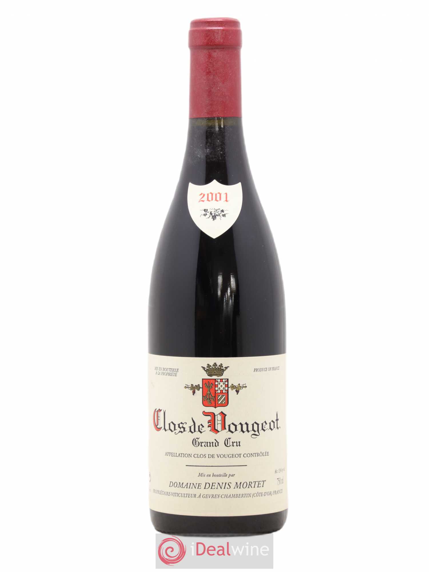 Clos de Vougeot Grand Cru Denis Mortet (Domaine) 2001 - Lot de 1 bouteille - 0