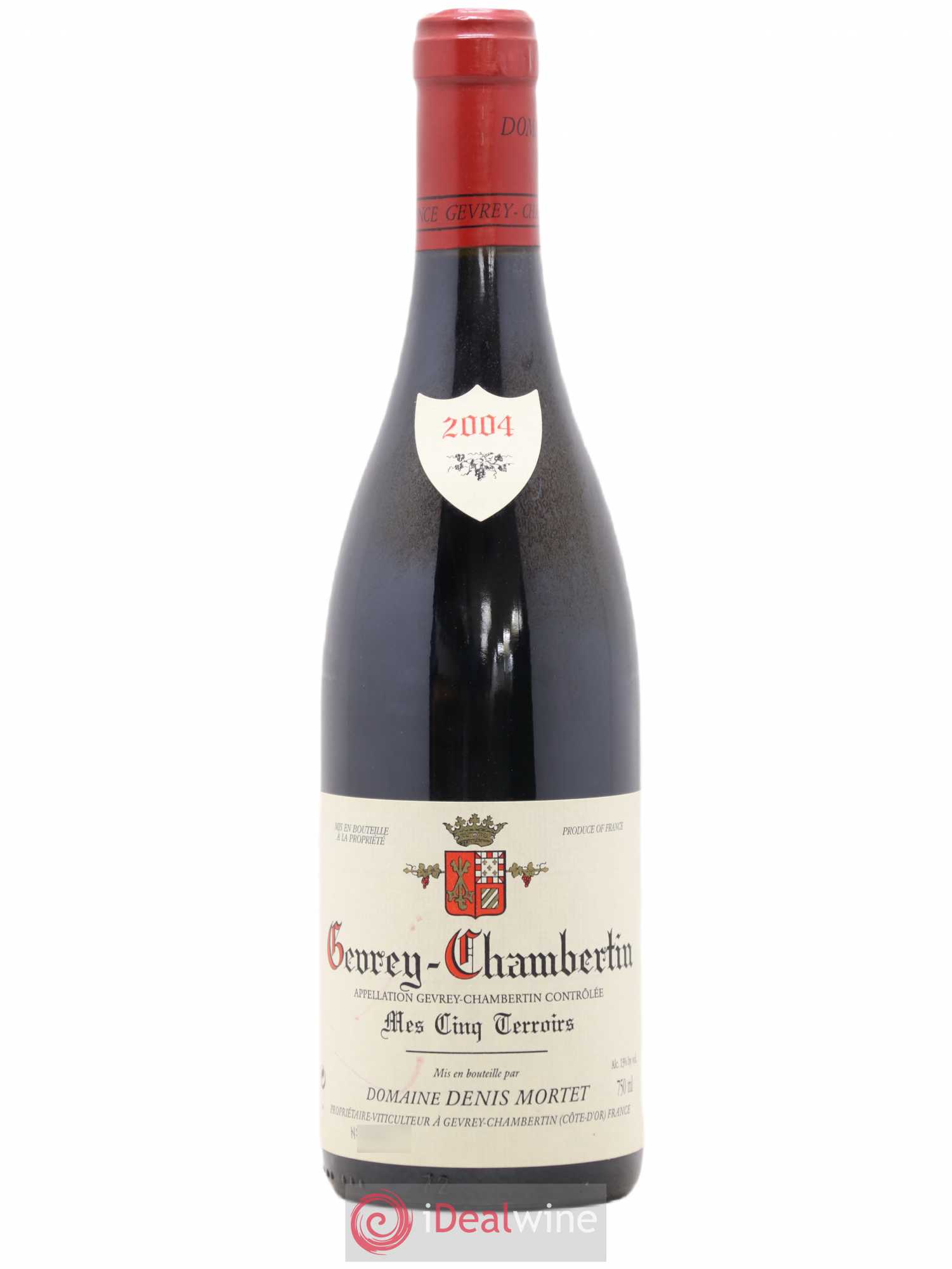 Gevrey-Chambertin Mes Cinq Terroirs Denis Mortet (Domaine) 2004 - Lot de 1 bouteille - 0