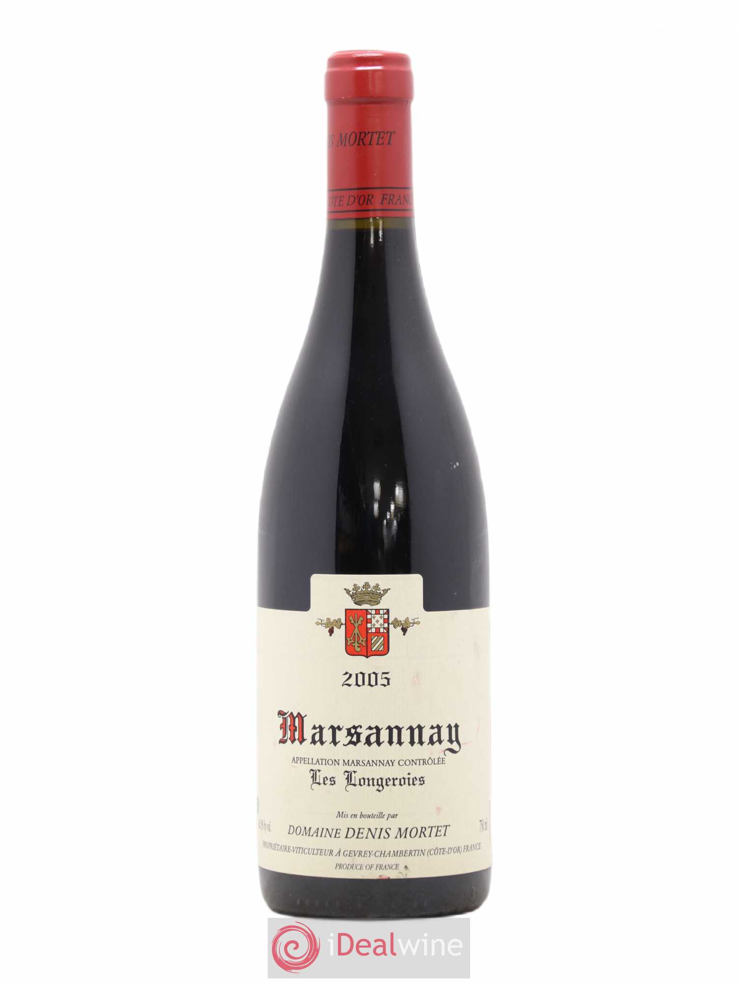 Marsannay Les Longeroies Denis Mortet (Domaine) 2005 - Lot de 1 bouteille - 0