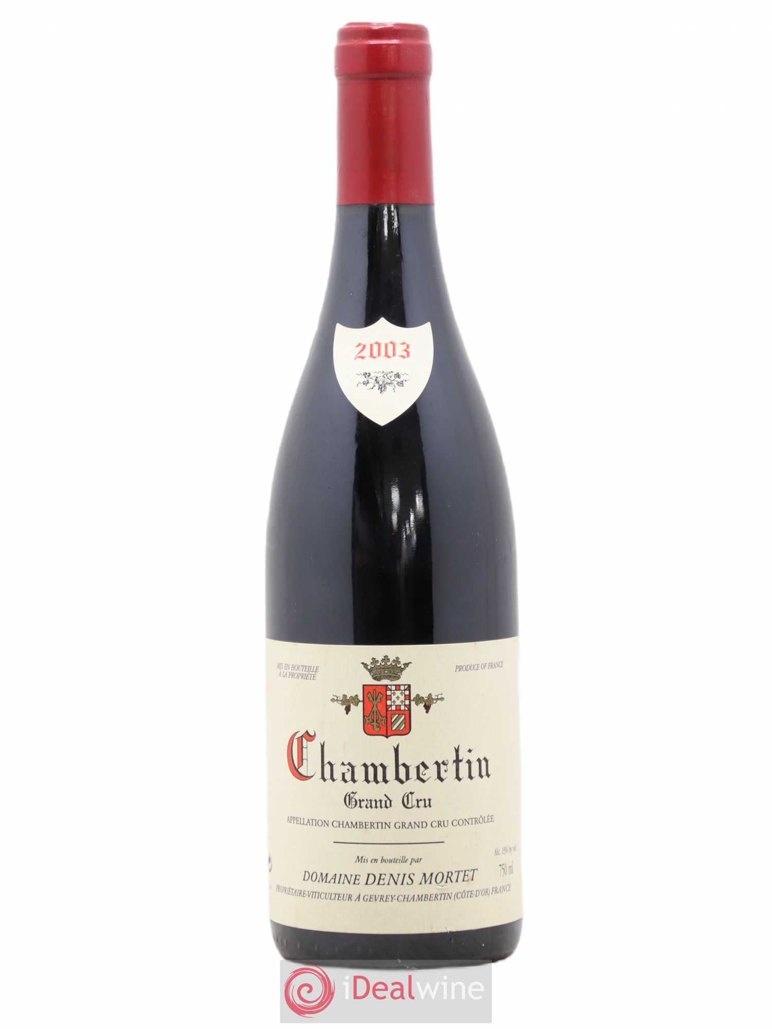 Chambertin Grand Cru Denis Mortet (Domaine) 2003 - Lot de 1 bouteille - 0
