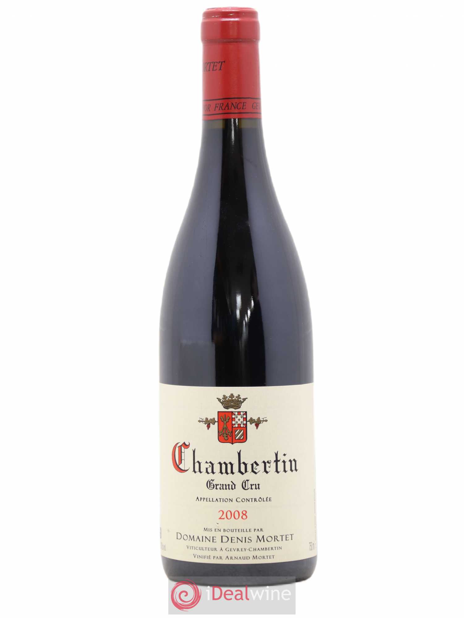 Chambertin Grand Cru Denis Mortet (Domaine) 2008 - Lot de 1 bouteille - 0