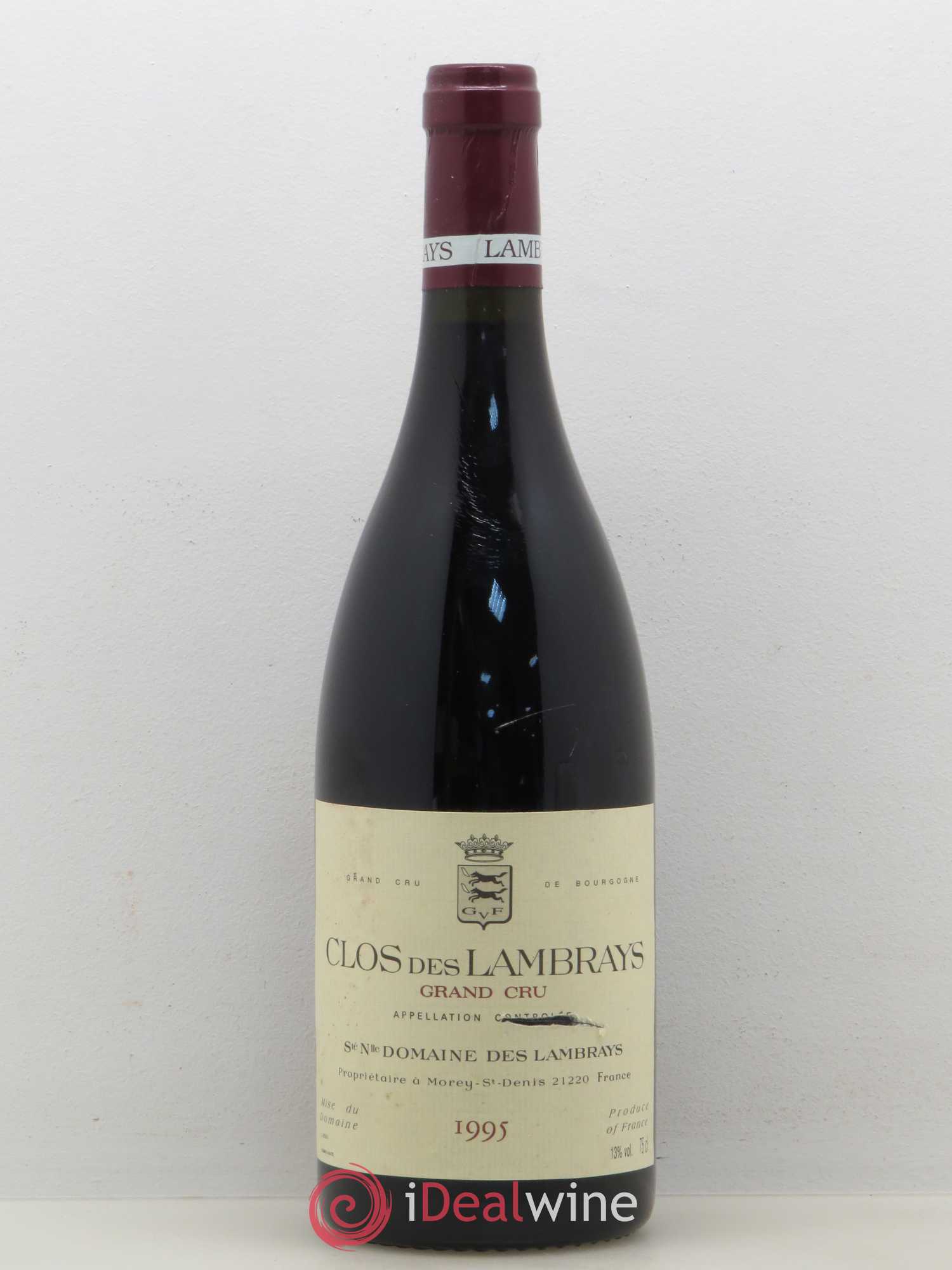 Clos des Lambrays Grand Cru Domaine des Lambrays 1995 - Lot de 1 bouteille - 0