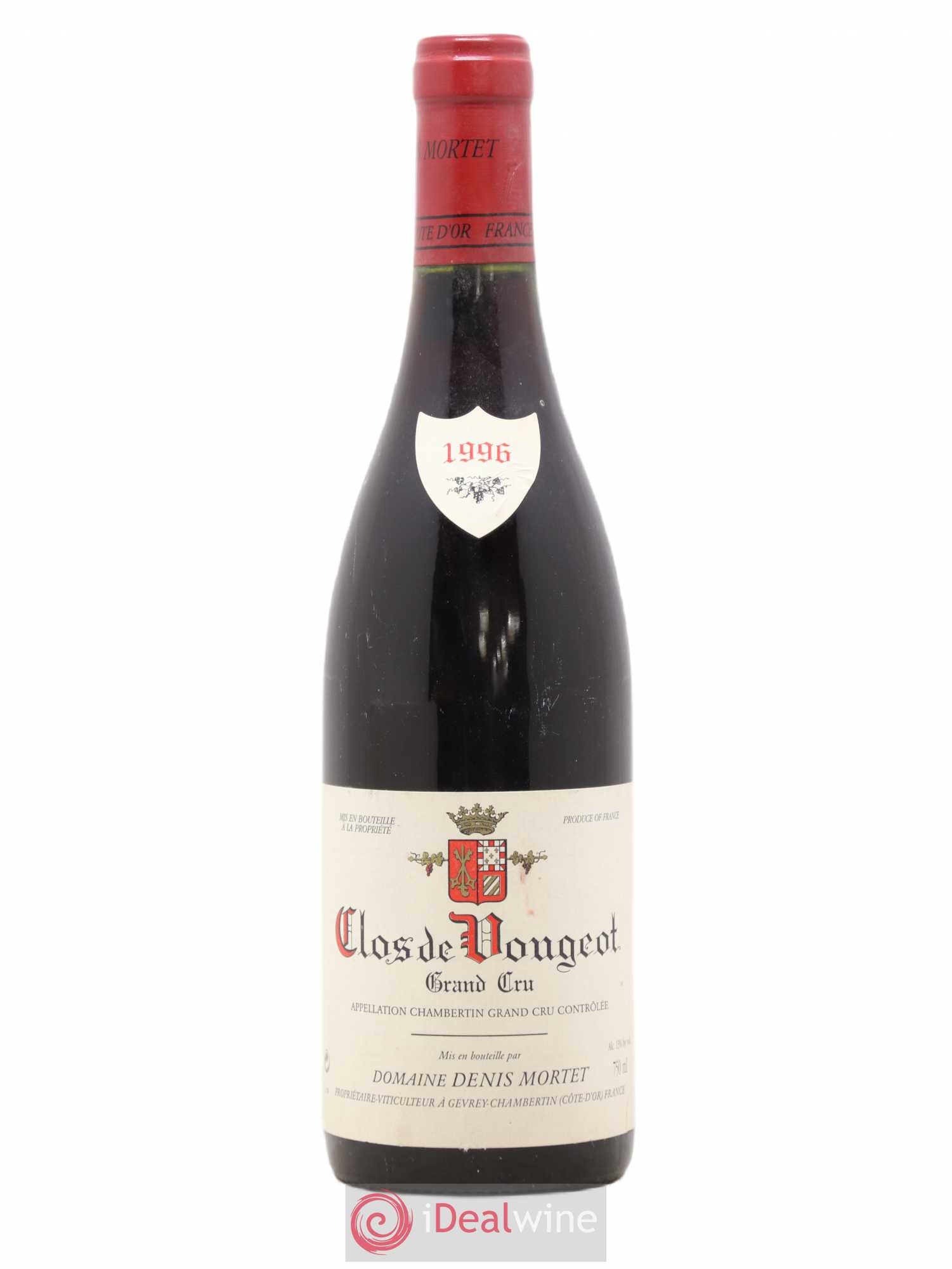 Clos de Vougeot Grand Cru Denis Mortet (Domaine) 1996 - Lot de 1 bouteille - 0