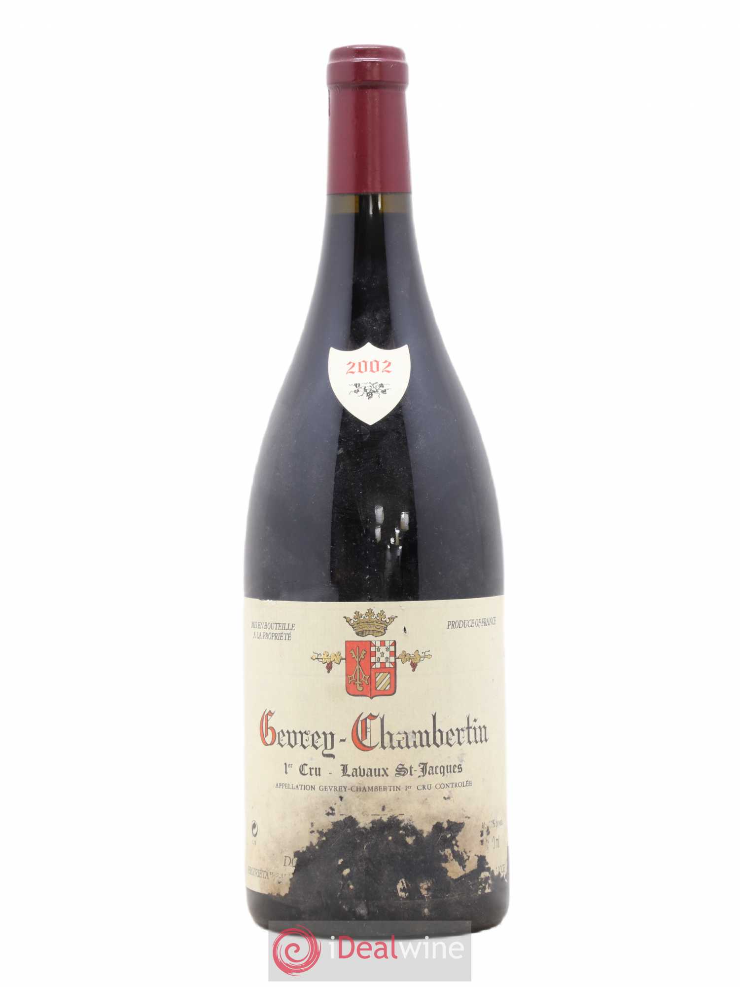 Gevrey-Chambertin 1er Cru Lavaux Saint Jacques Denis Mortet (Domaine) 2002 - Lot de 1 magnum - 0
