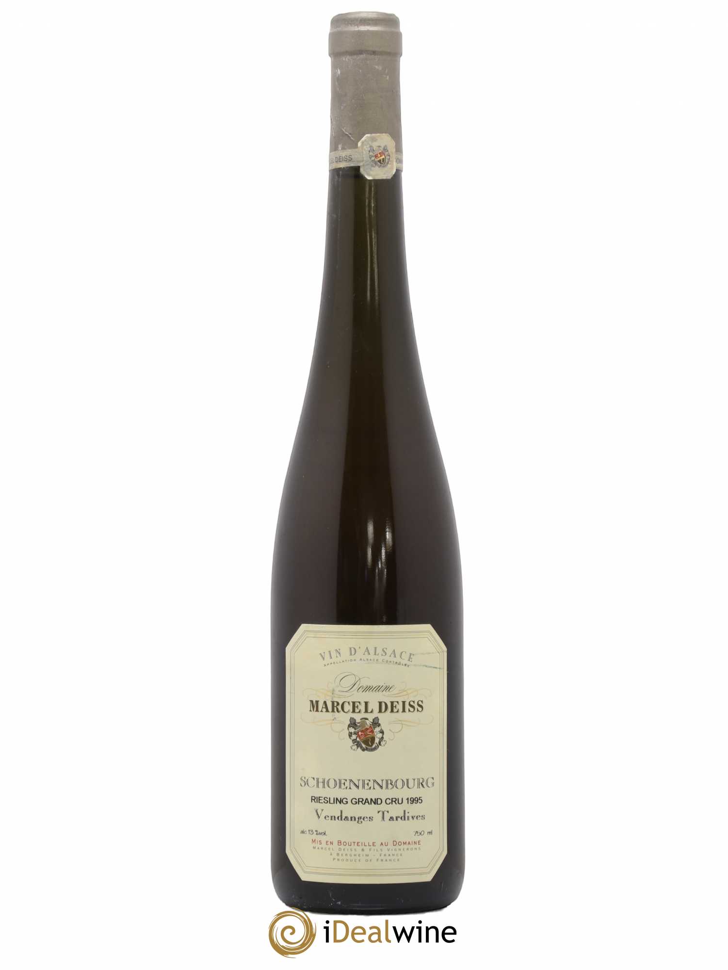 Riesling Vendanges Tardives Schoenenbourg Domaine Marcel Deiss 1995 - Posten von 1 Flasche - 0