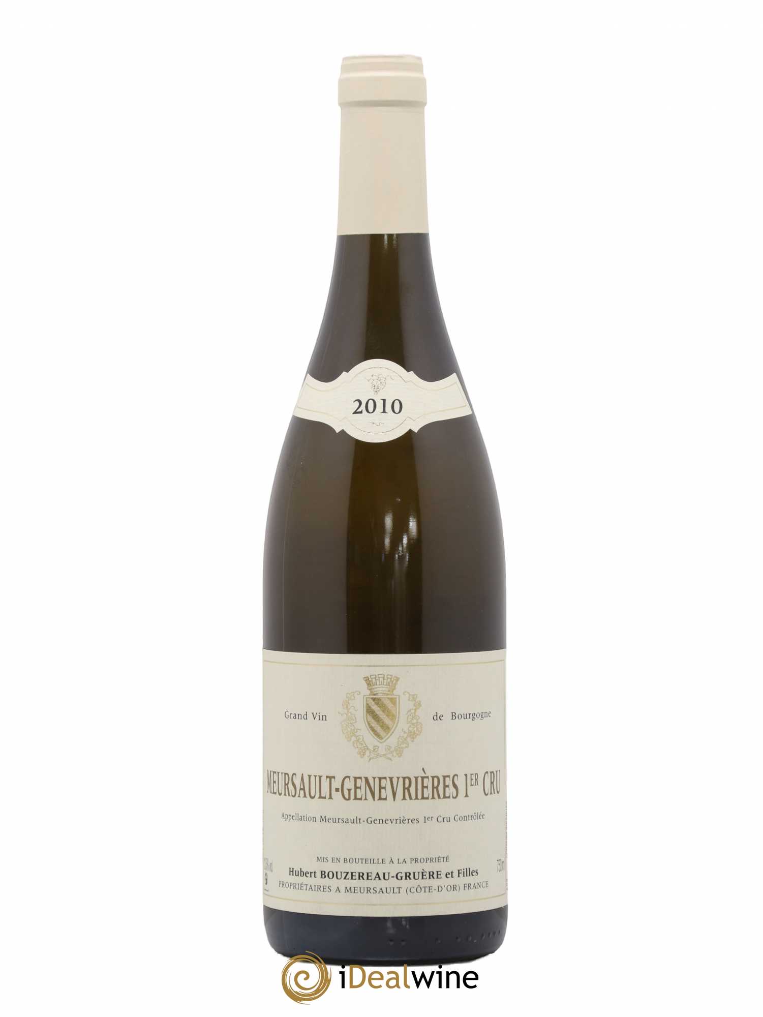 Meursault 1er Cru Les Genevrières Michel Bouzereau et Fils (Domaine) 2010 - Lot de 1 bouteille - 0