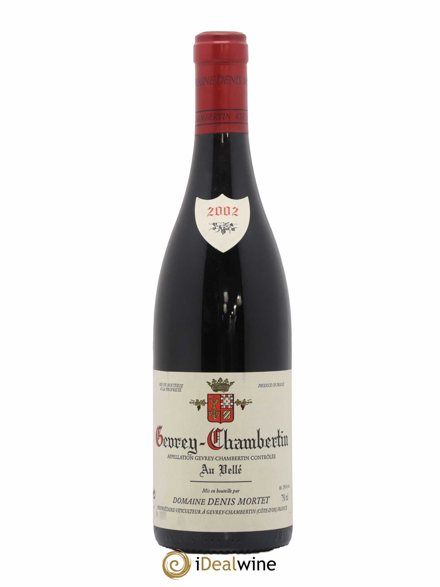 Gevrey-Chambertin Au Vellé Denis Mortet (Domaine) 2002 - Lot de 1 bouteille - 0