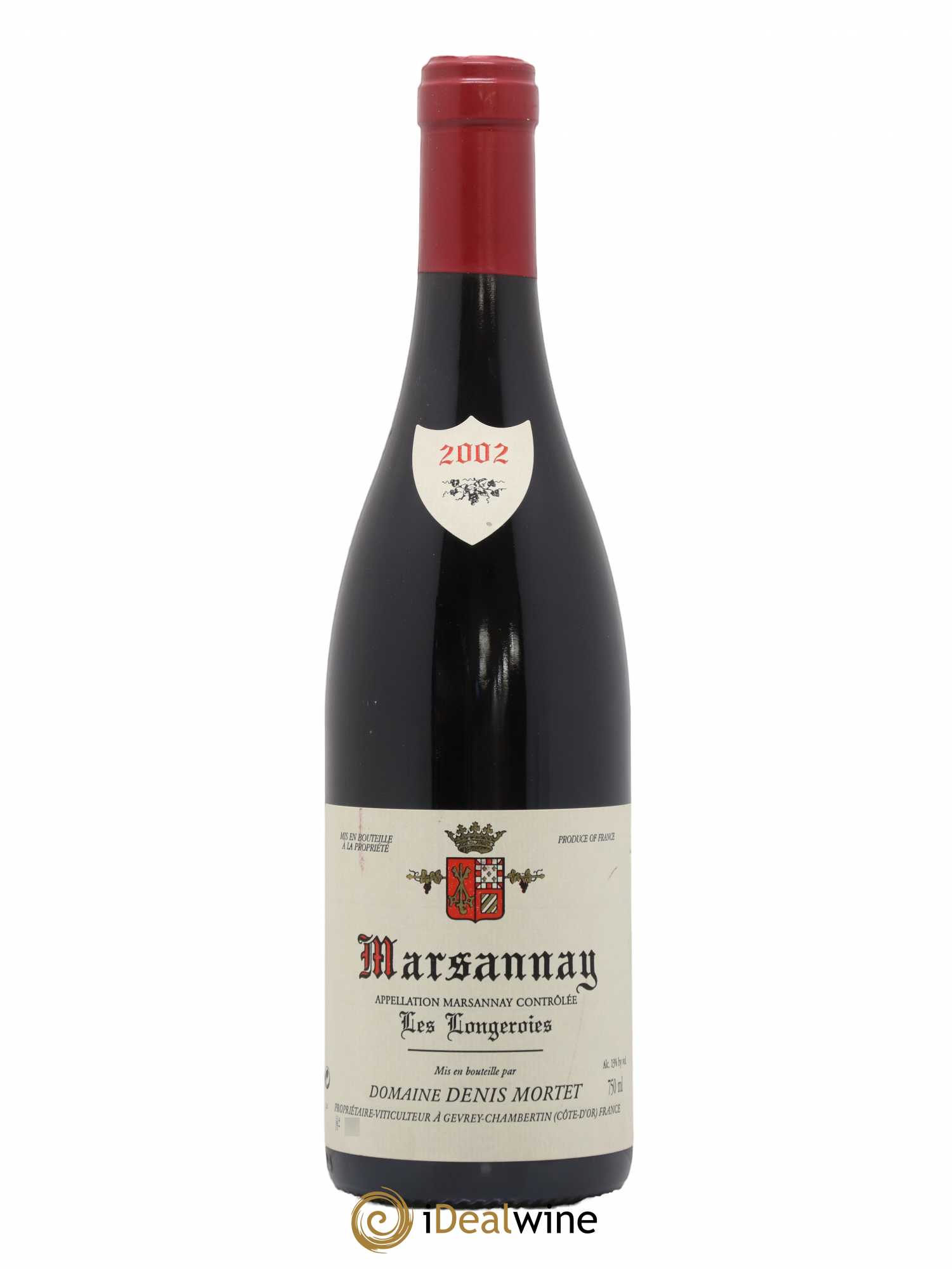 Marsannay Les Longeroies Denis Mortet (Domaine) 2002 - Lot de 1 bouteille - 0