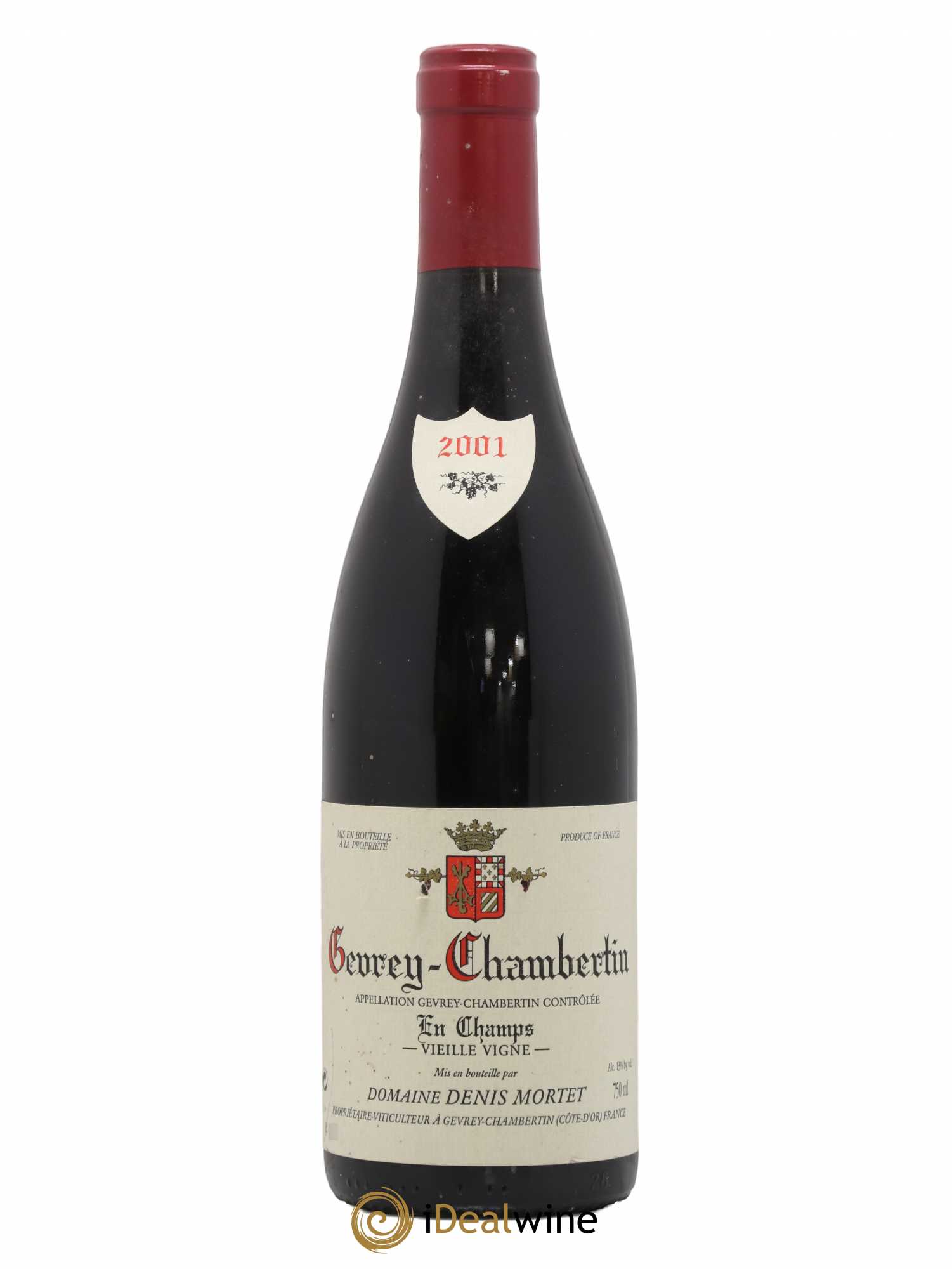 Gevrey-Chambertin En Champs Vieille Vigne Denis Mortet (Domaine) 2001 - Lot de 1 bouteille - 0