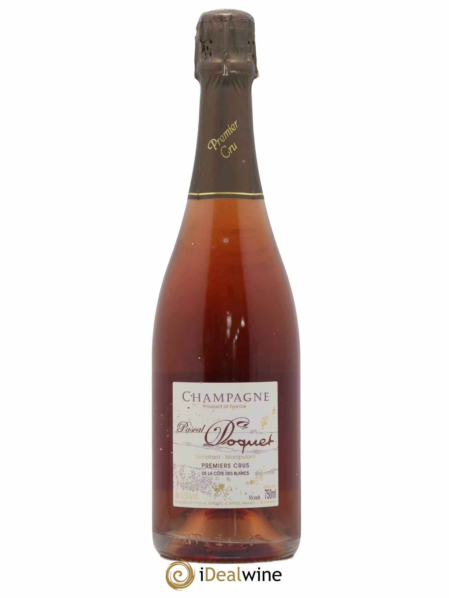 Champagne - Premier Cru Pascal Docquet - Lot de 1 bouteille - 0