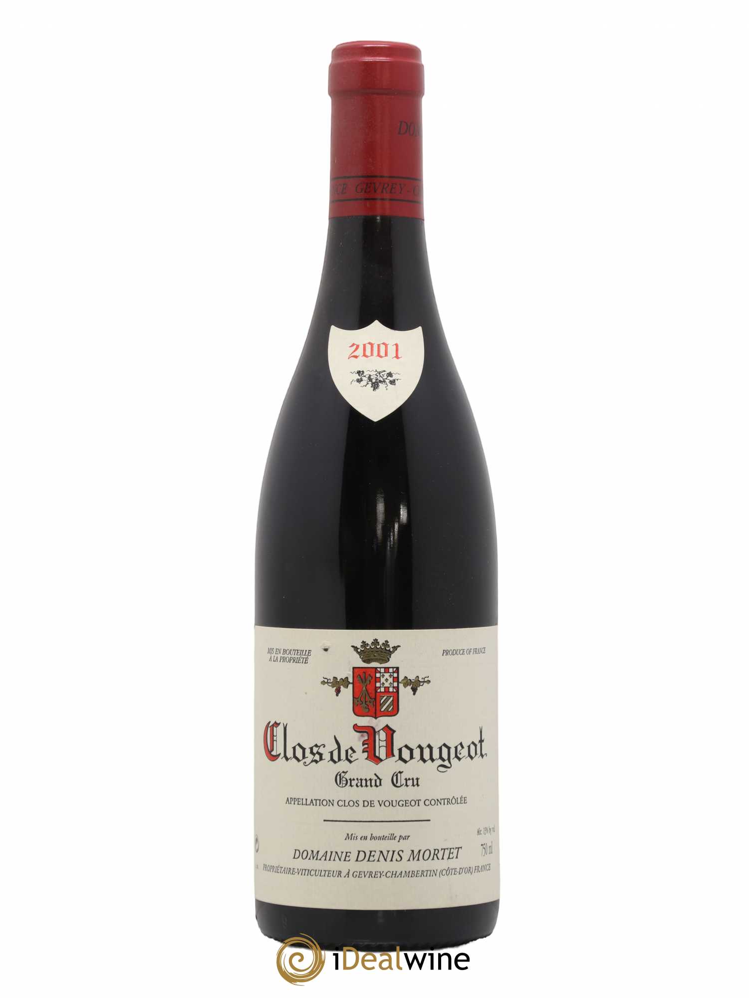 Clos de Vougeot Grand Cru Denis Mortet (Domaine) 2001 - Lot de 1 bouteille - 0