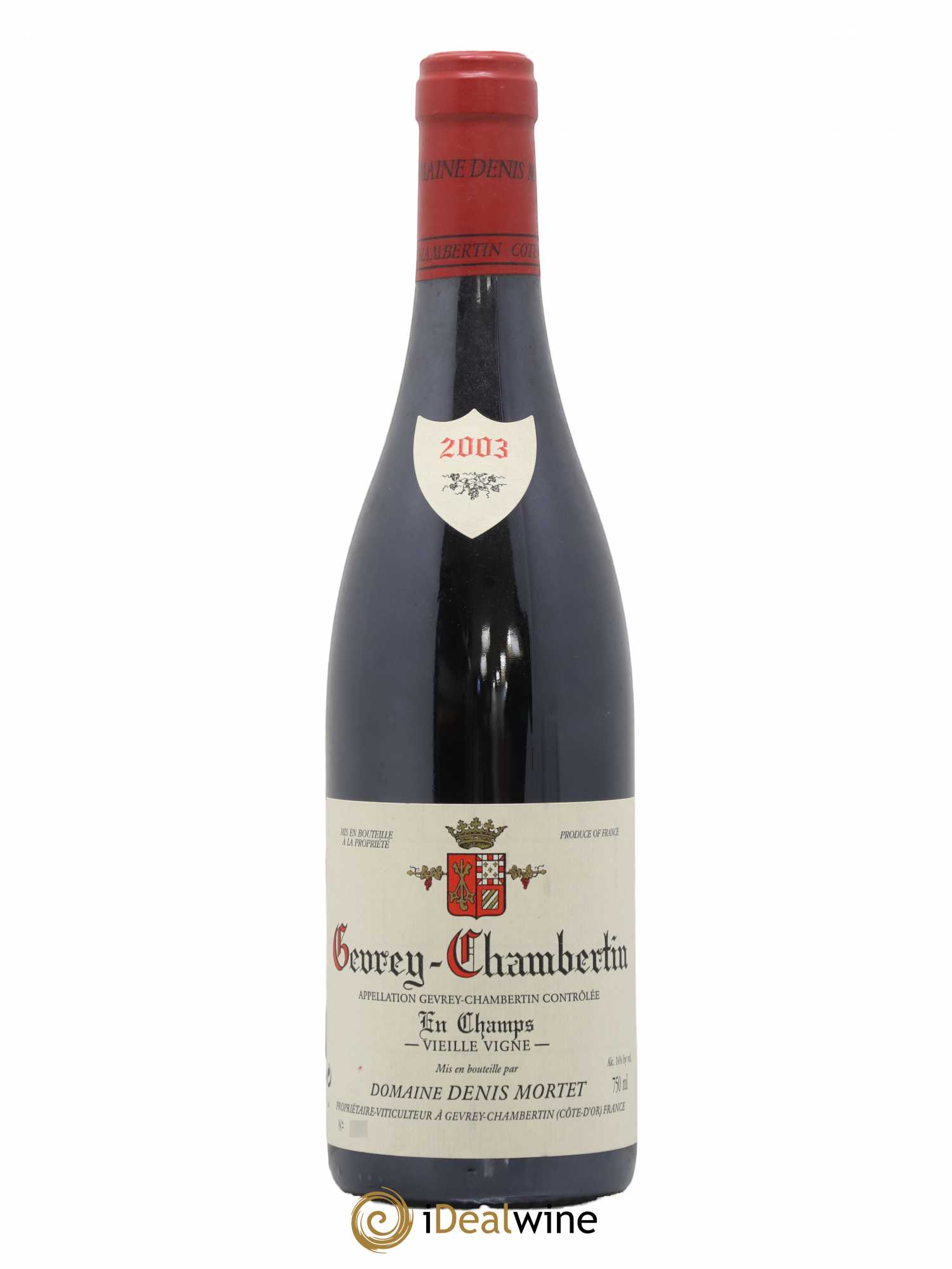 Gevrey-Chambertin En Champs Vieille Vigne Denis Mortet (Domaine) 2003 - Lot de 1 bouteille - 0