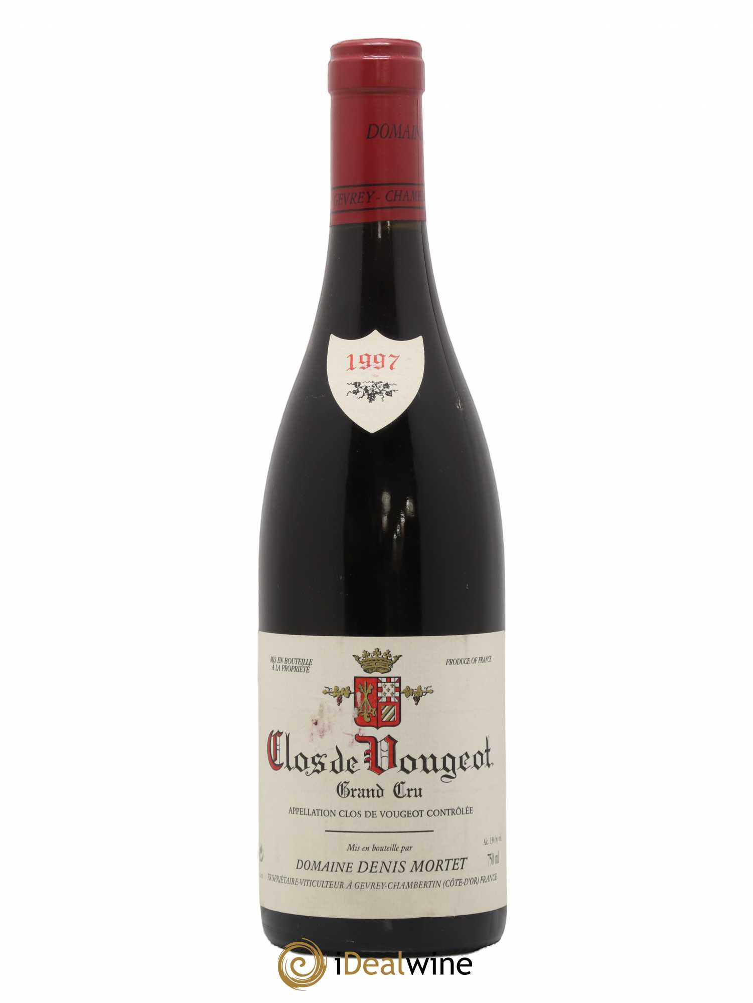 Clos de Vougeot Grand Cru Denis Mortet (Domaine) 1997 - Lot de 1 bouteille - 0