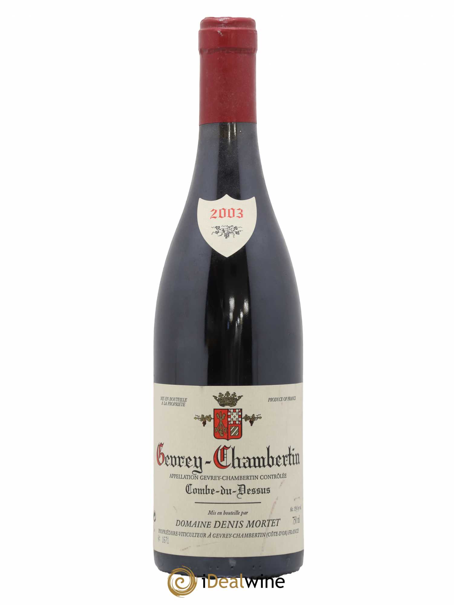 Gevrey-Chambertin Combe du Dessus Denis Mortet (Domaine) 2003 - Lot de 1 bouteille - 0
