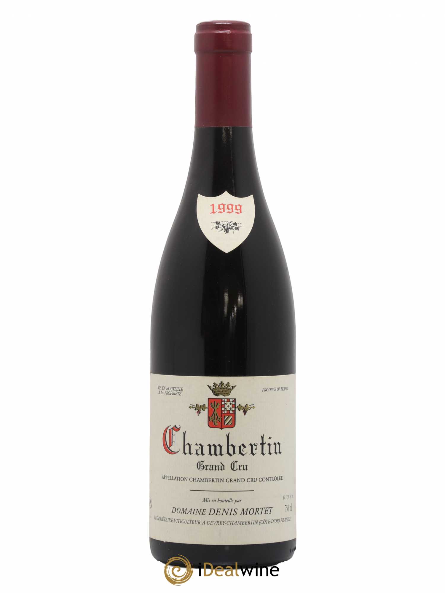 Chambertin Grand Cru Denis Mortet (Domaine) 1999 - Lot de 1 bouteille - 0