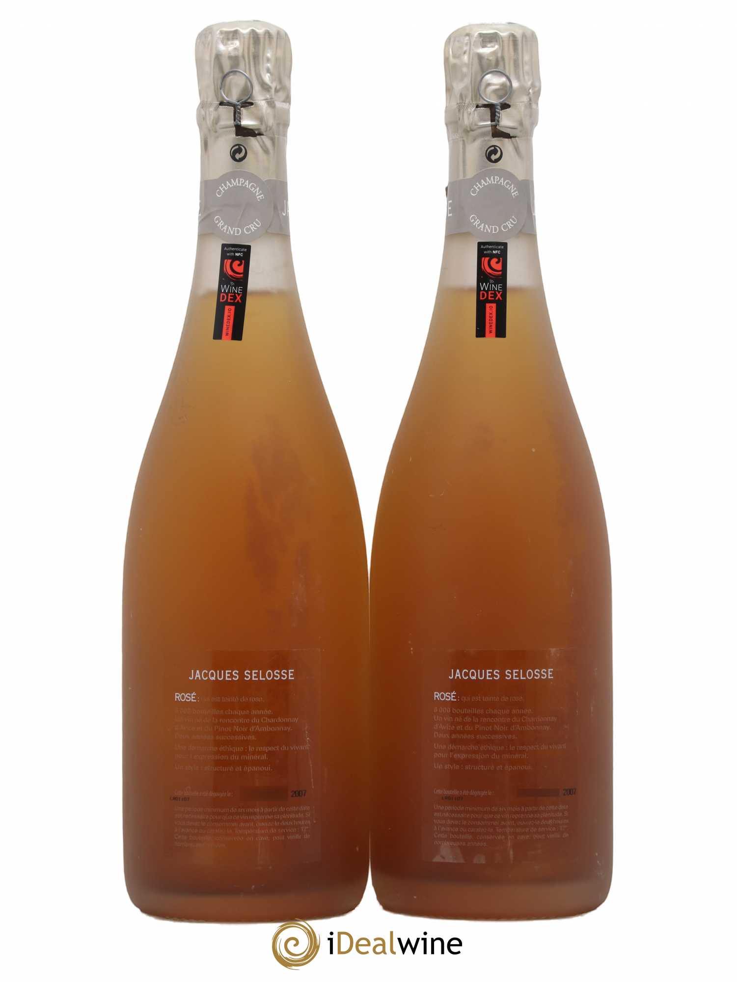 Rosé Brut Jacques Selosse - Lot de 2 bouteilles - 1