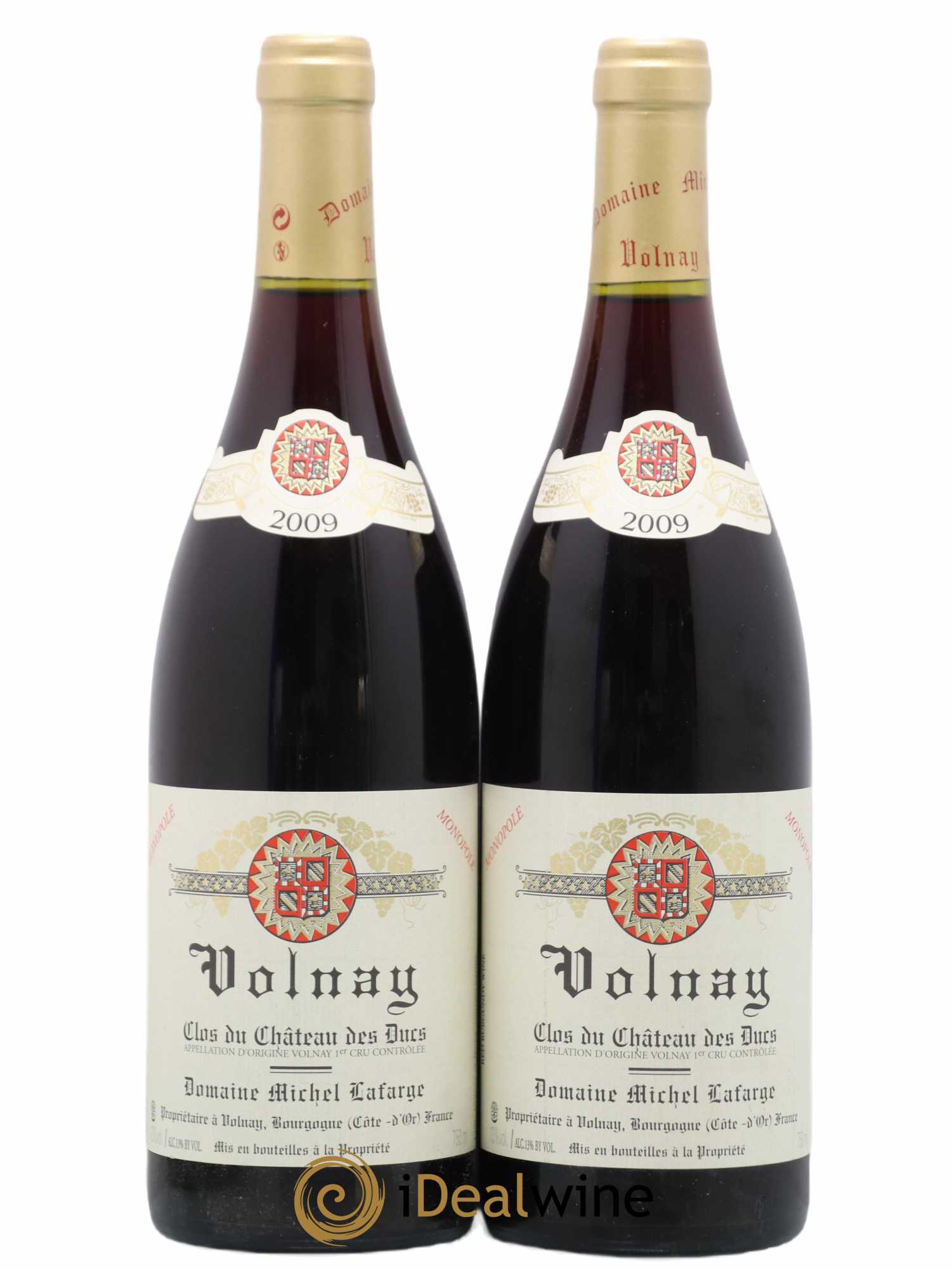 Volnay 1er Cru Clos du Château des Ducs Lafarge (Domaine) 2009 - Lot de 2 bouteilles - 0