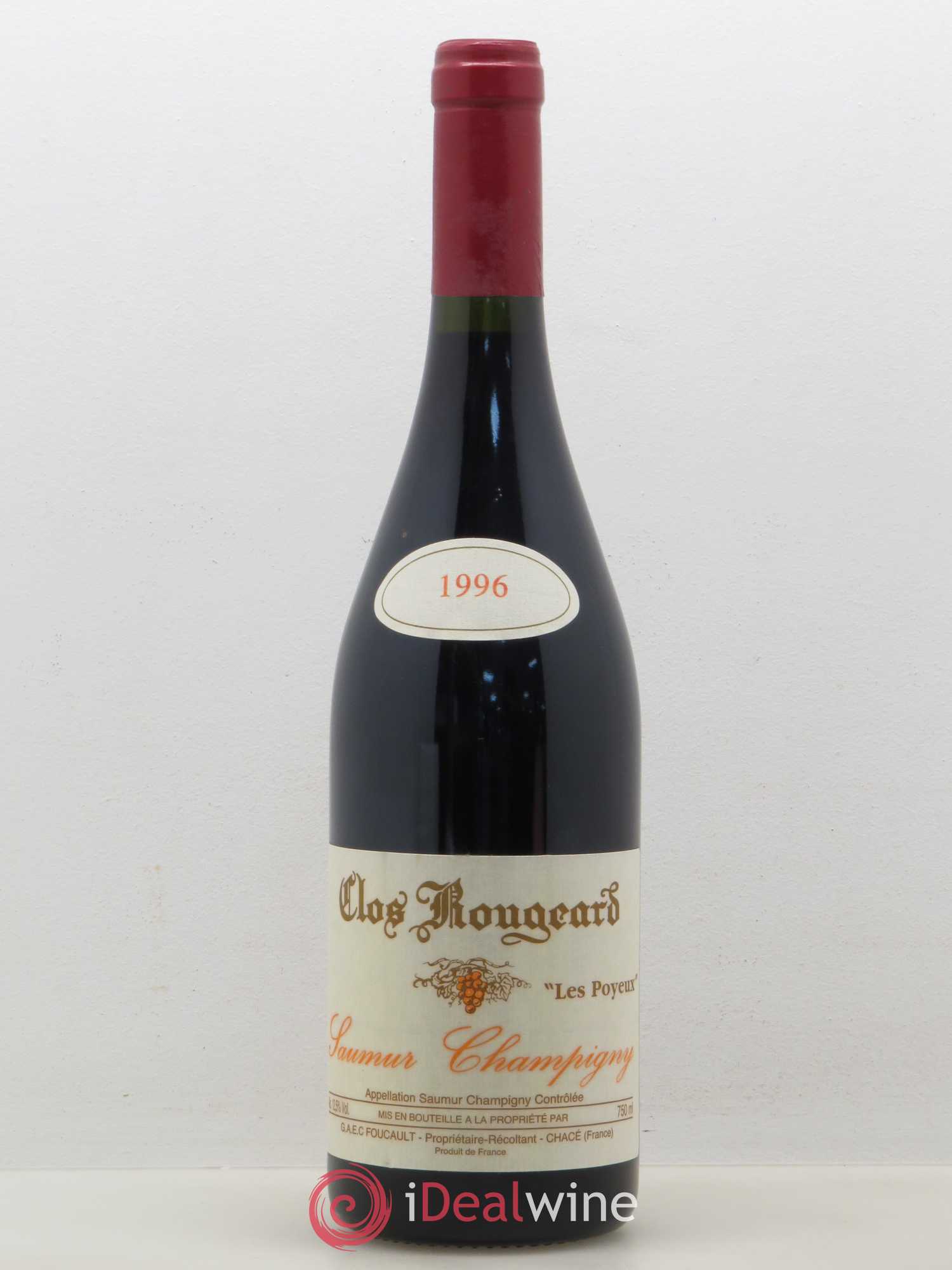 Saumur-Champigny Les Poyeux Clos Rougeard 1996 - Lot de 1 bouteille - 0