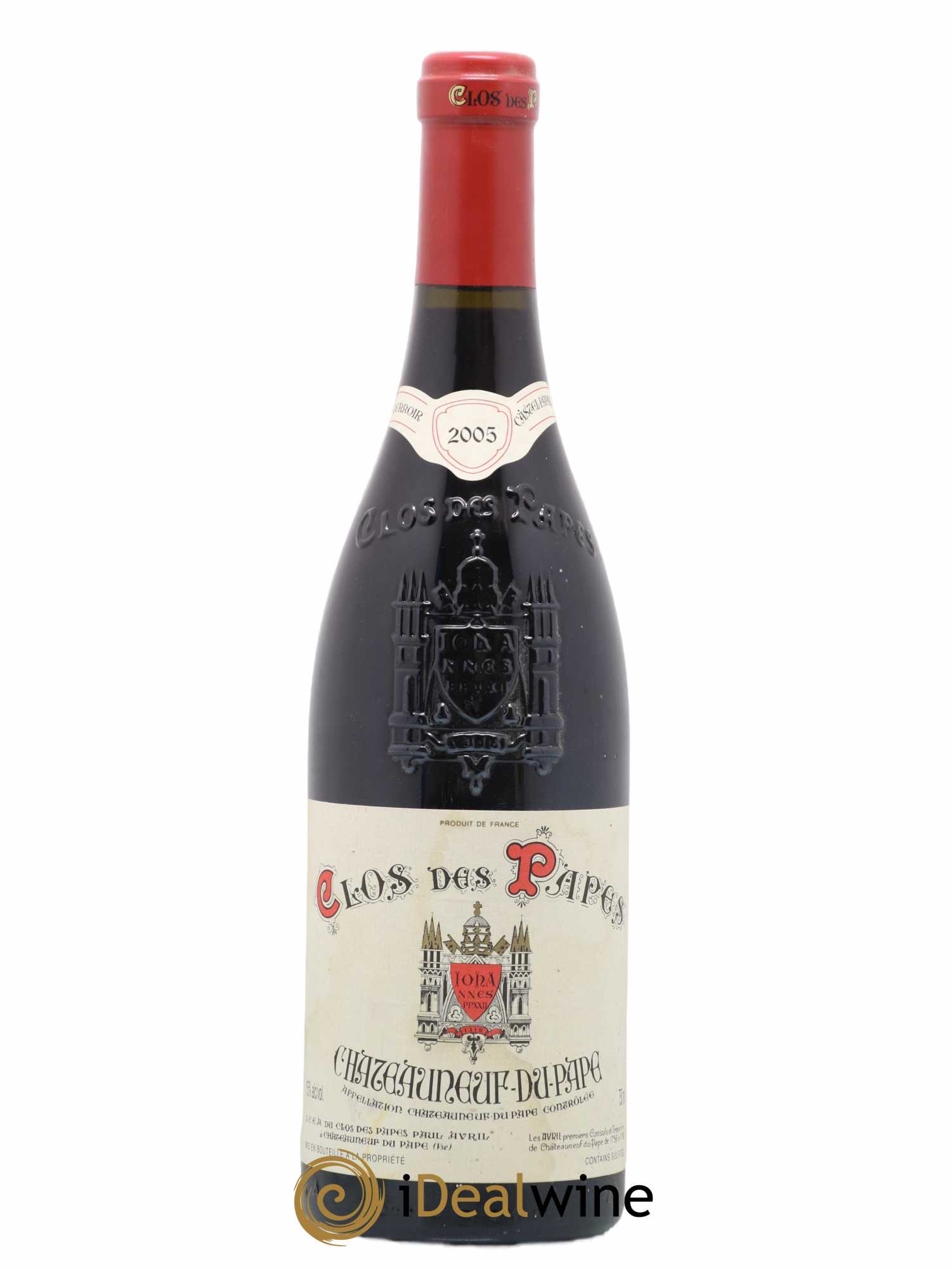 Châteauneuf-du-Pape Clos des Papes - Paul Avril 2005 - Lot de 1 bouteille - 0