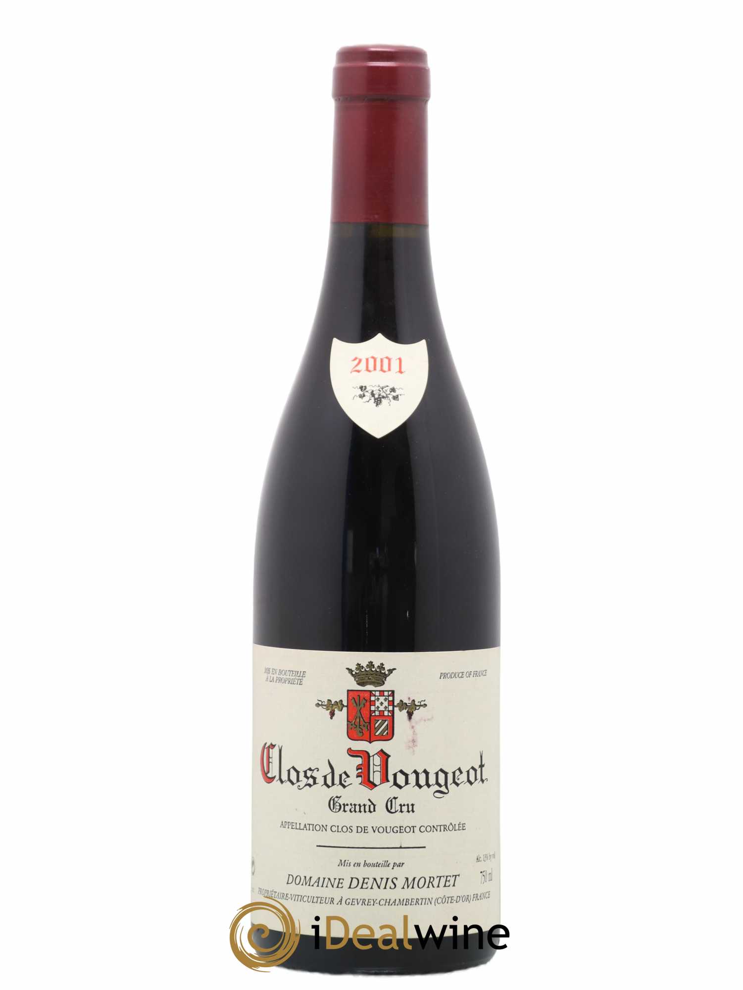 Clos de Vougeot Grand Cru Denis Mortet (Domaine) 2001 - Lot de 1 bouteille - 0