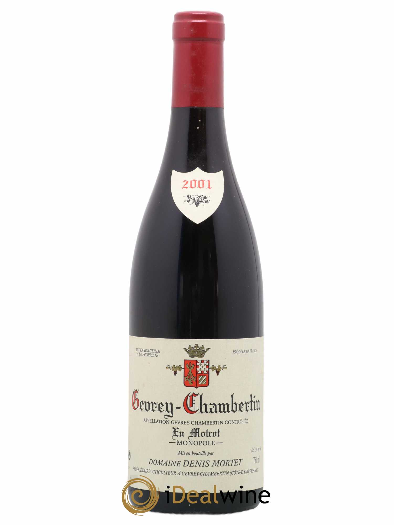 Gevrey-Chambertin En Motrot Denis Mortet (Domaine) 2001 - Lot de 1 bouteille - 0
