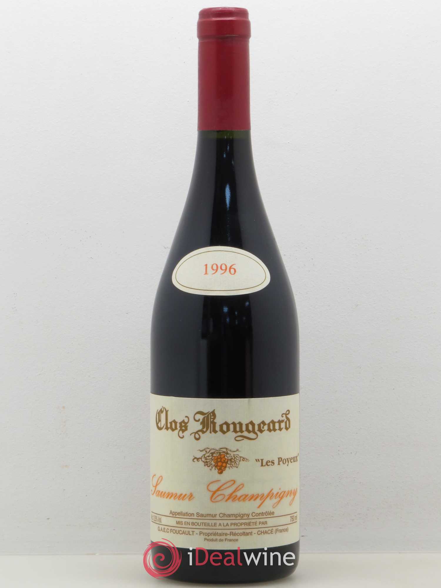 Saumur-Champigny Les Poyeux Clos Rougeard 1996 - Lot de 1 bouteille - 0