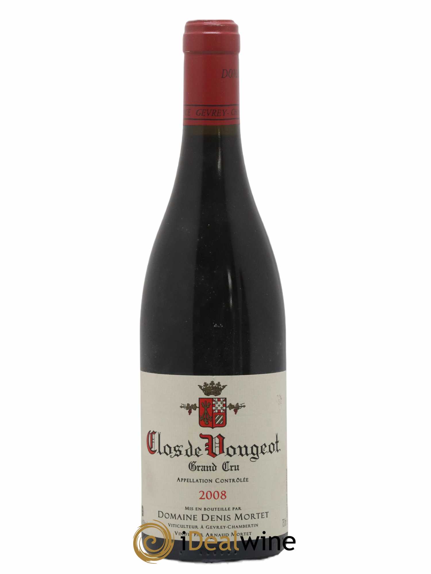 Clos de Vougeot Grand Cru Denis Mortet (Domaine) 2008 - Lot de 1 bouteille - 0
