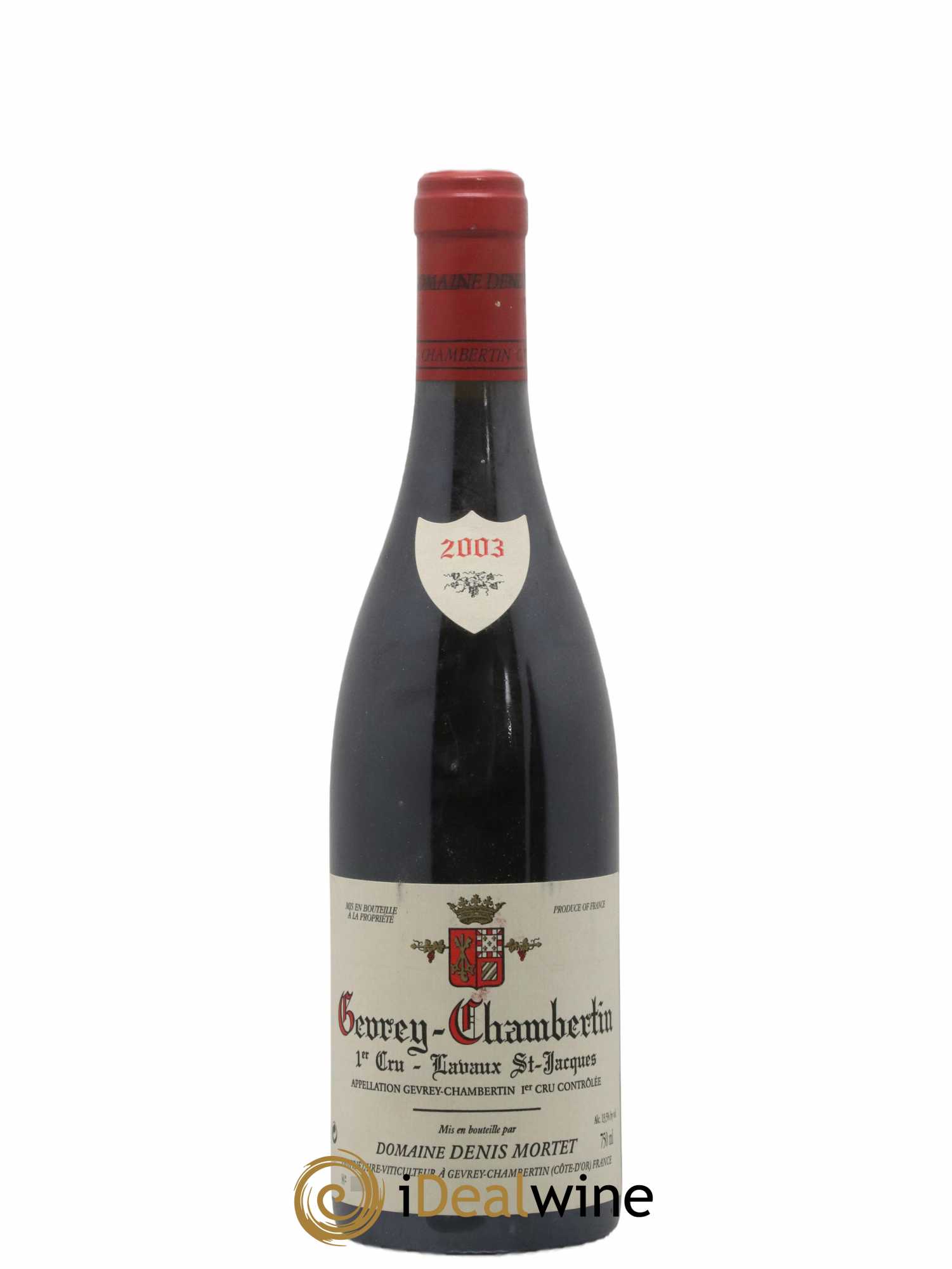 Gevrey-Chambertin 1er Cru Lavaux Saint Jacques Denis Mortet (Domaine) 2003 - Lot de 1 bouteille - 0