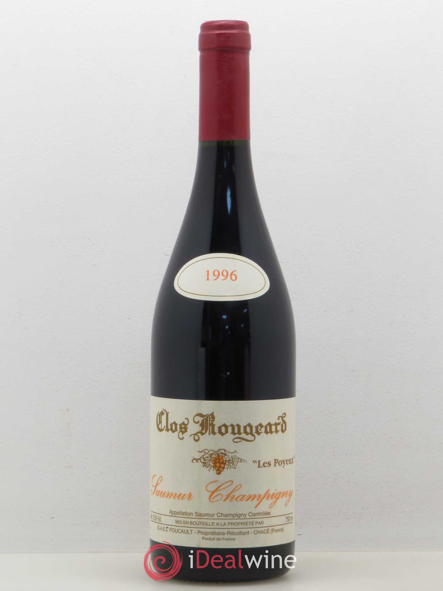 Saumur-Champigny Les Poyeux Clos Rougeard 1996 - Lot de 1 bouteille - 0
