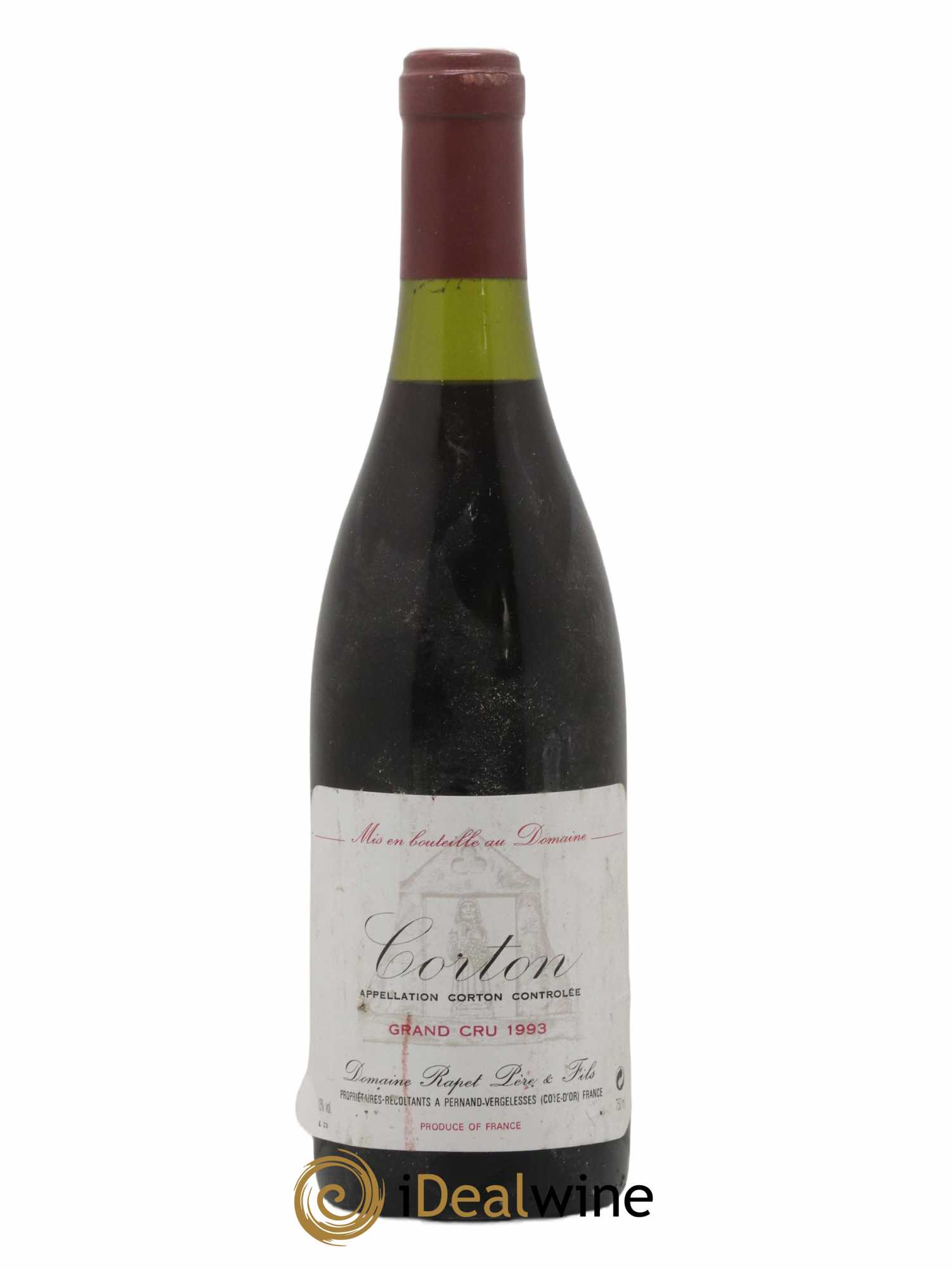 Corton Grand Cru Rapet Père & Fils 1993 - Lot de 1 bouteille - 0
