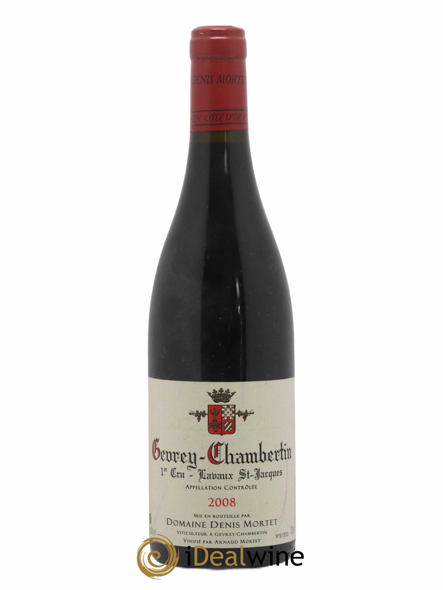 Gevrey-Chambertin 1er Cru Lavaux Saint Jacques Denis Mortet (Domaine) 2008 - Lot de 1 bouteille - 0