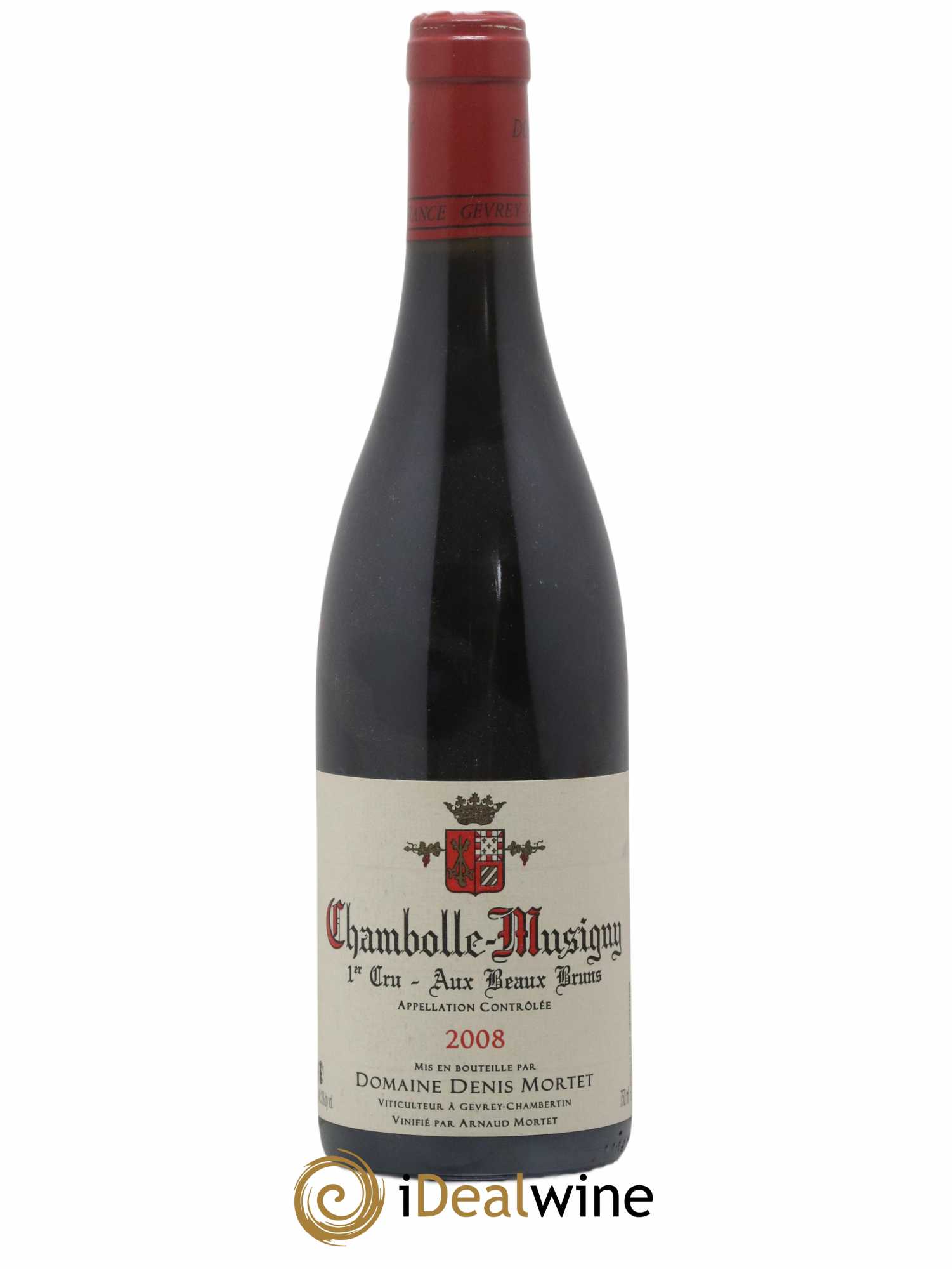 Chambolle-Musigny 1er Cru Aux Beaux Bruns Denis Mortet (Domaine) 2008 - Lot de 1 bouteille - 0